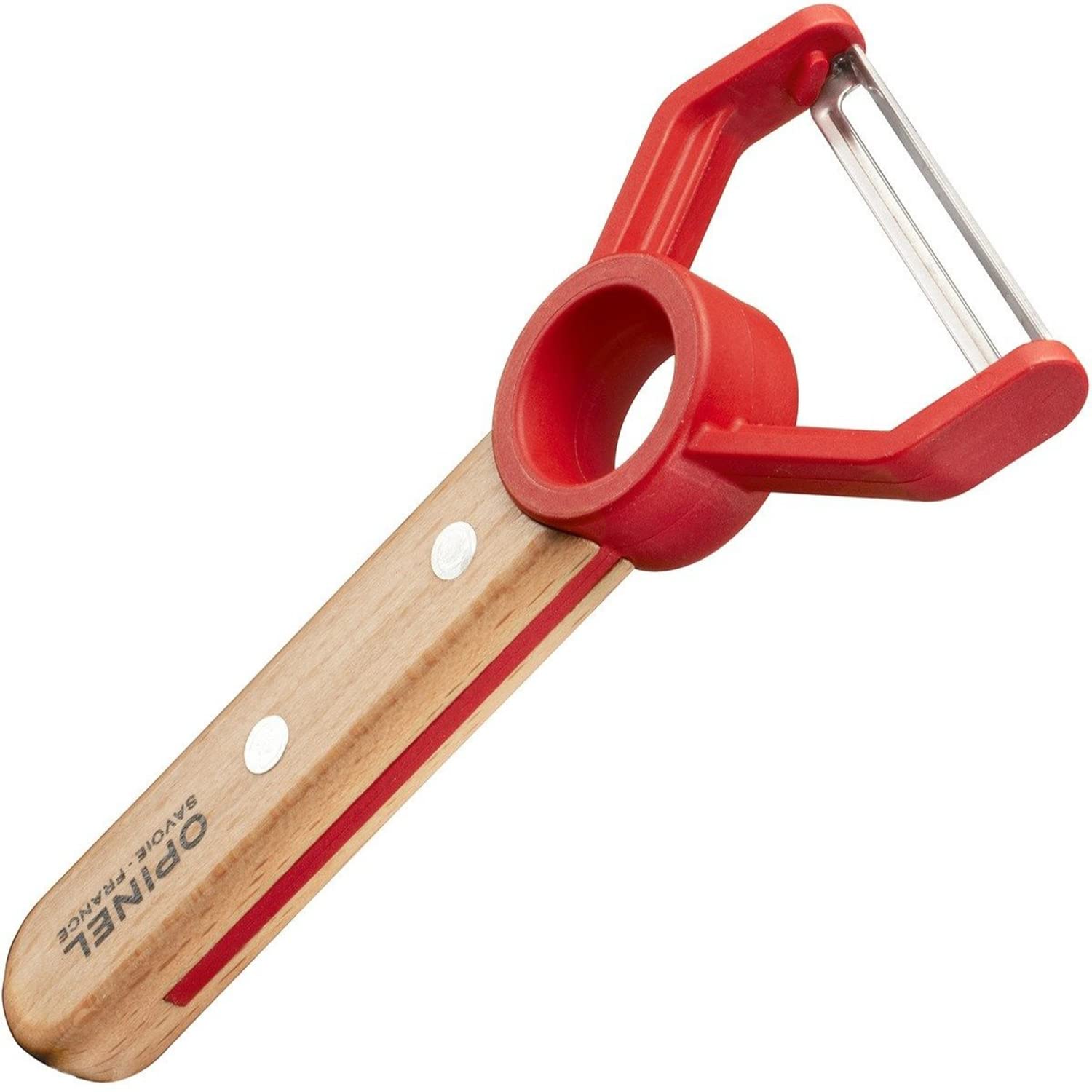 opinel-le-petit-chef-3-piece-kids-kitchen-set-chef-knife-finger-guard-peeler-mad image 3