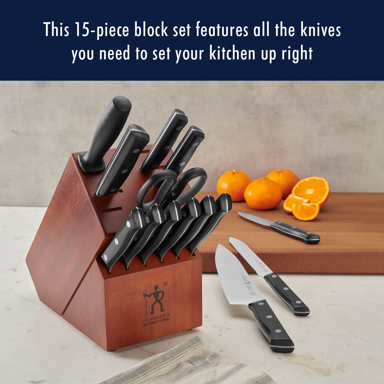henckels-dynamic-razor-sharp-15-piece-knife-set-with-chef-bread-steak-knives-har image 2