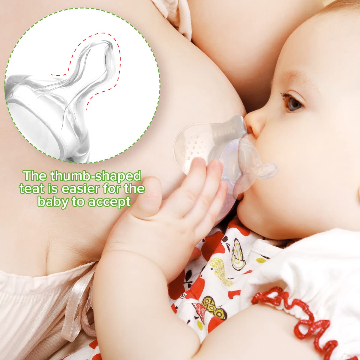 haakaa-nipple-shield-orthodontic-teat-for-breastfeeding-triangle-base-1pk image 5