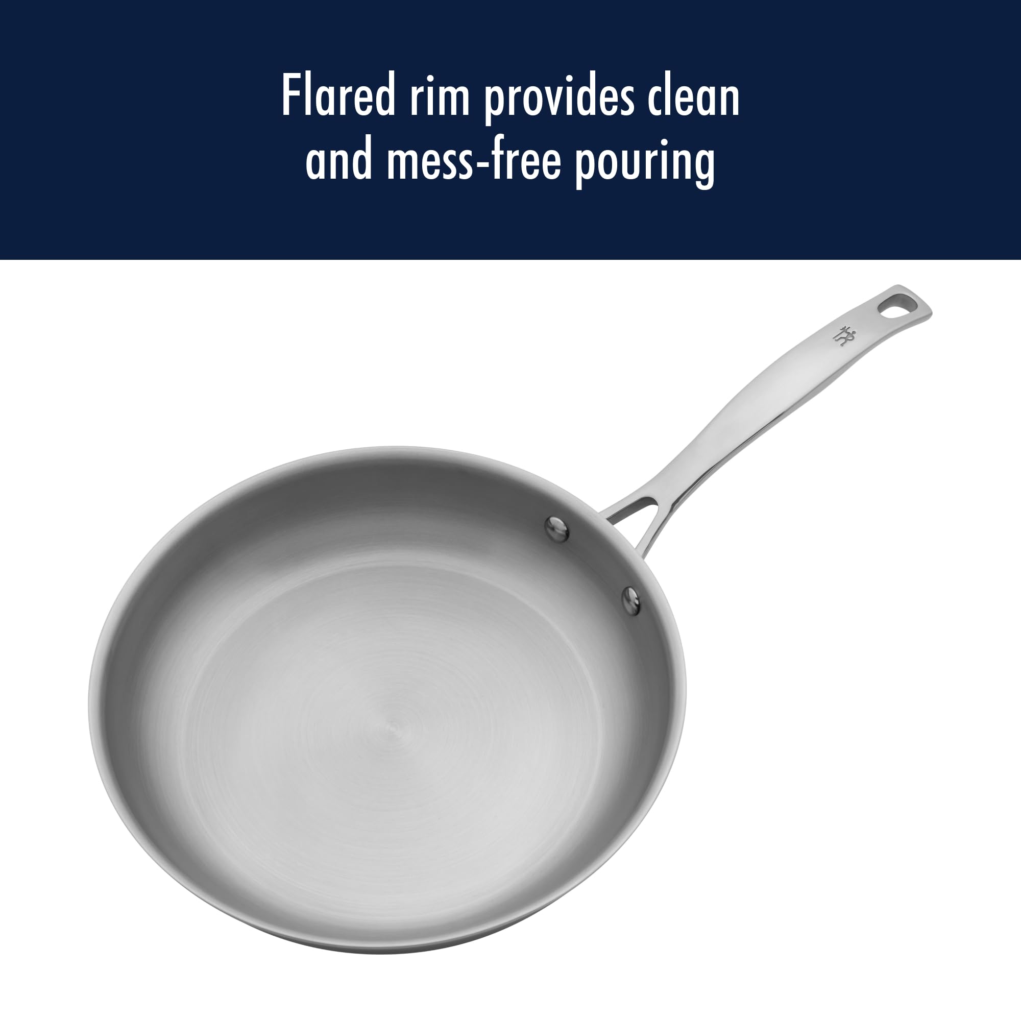 henckels-clad-h3-10-inch-induction-frying-pan-with-lid-stainless-steel-even-heat image 5
