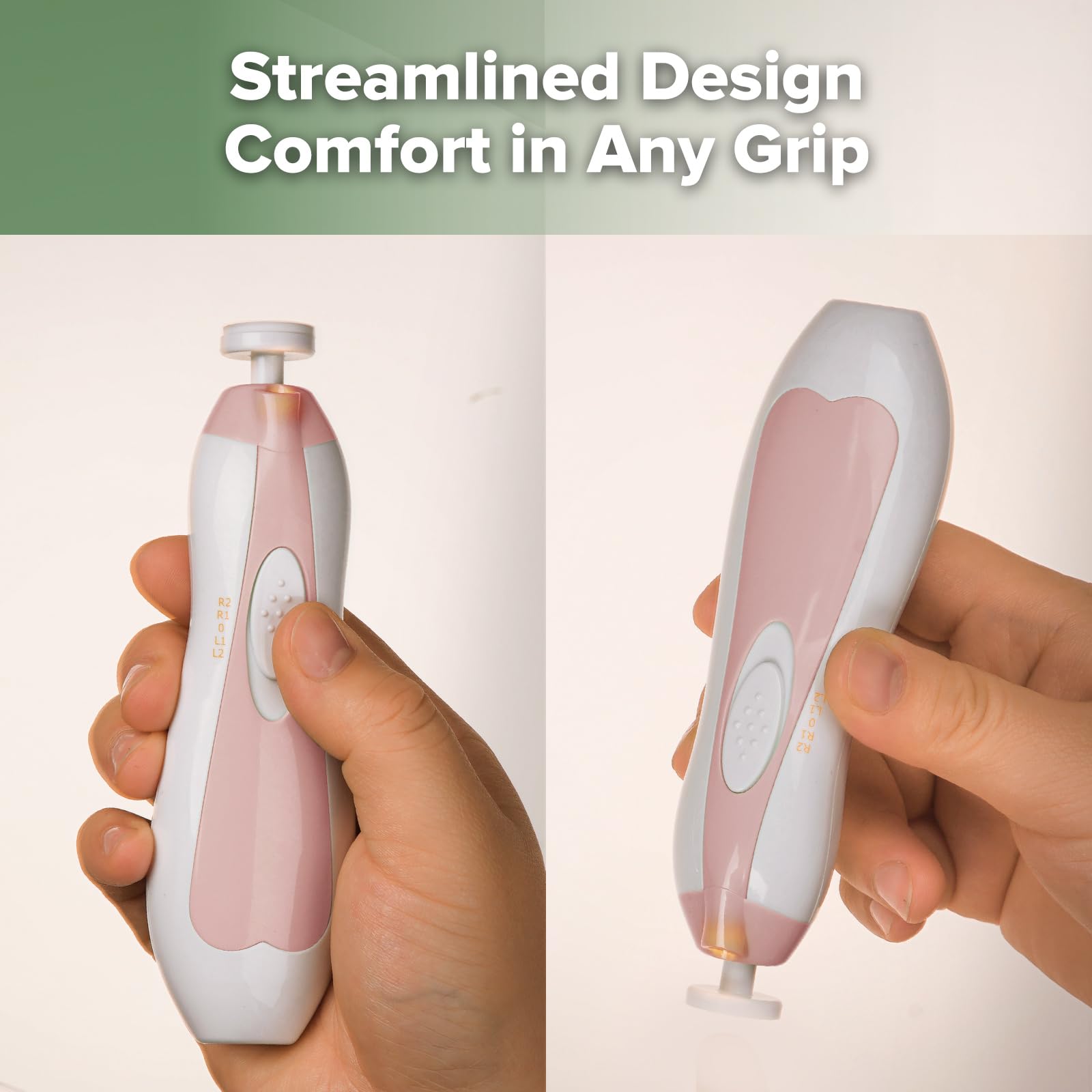 haakaa-baby-nail-trimmer-electric-safe-nail-file-manicure-kit-with-6-grinding-he image 5