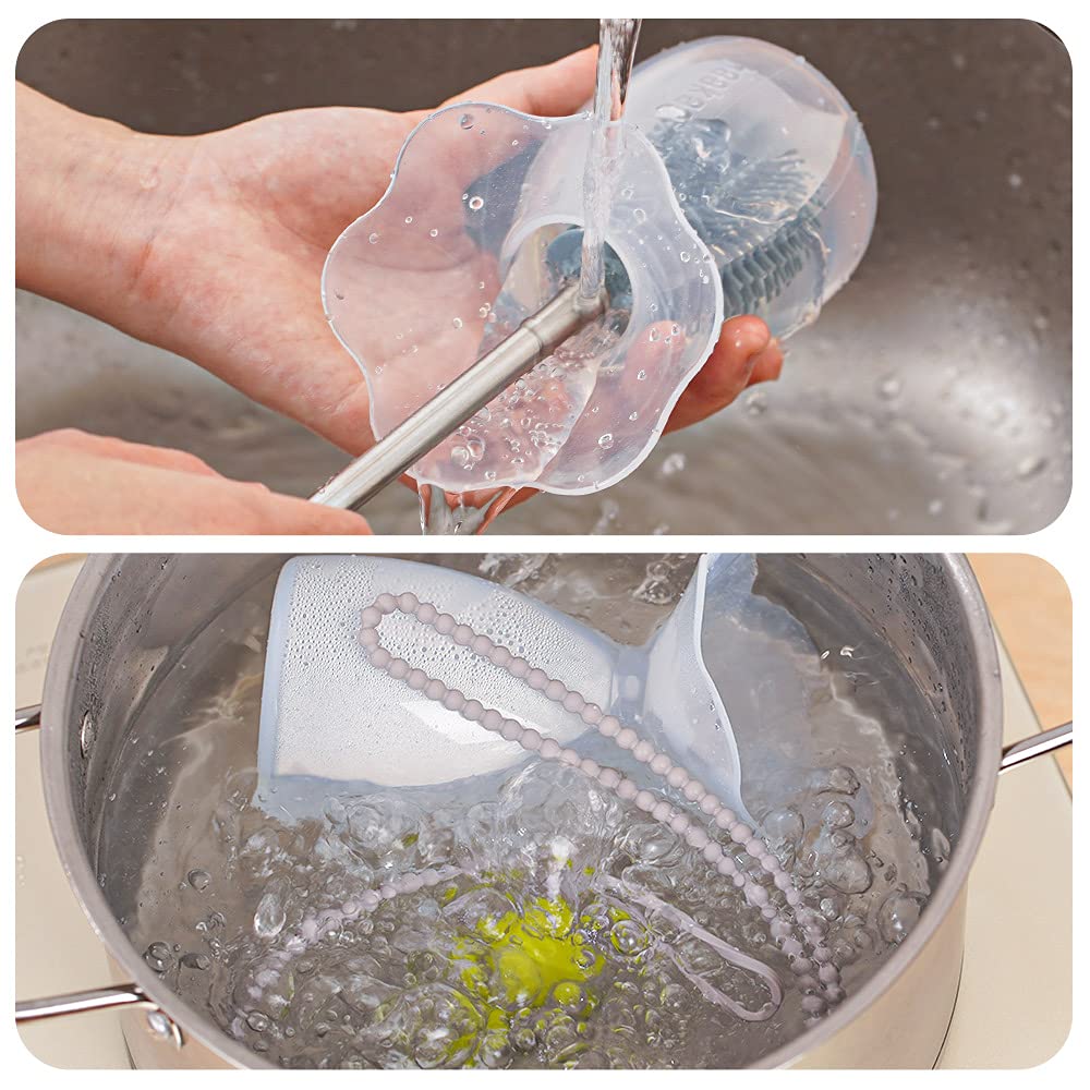haakaa-manual-breast-pump-petal-silicone-with-flower-stopper-strap-7oz-200ml image 6
