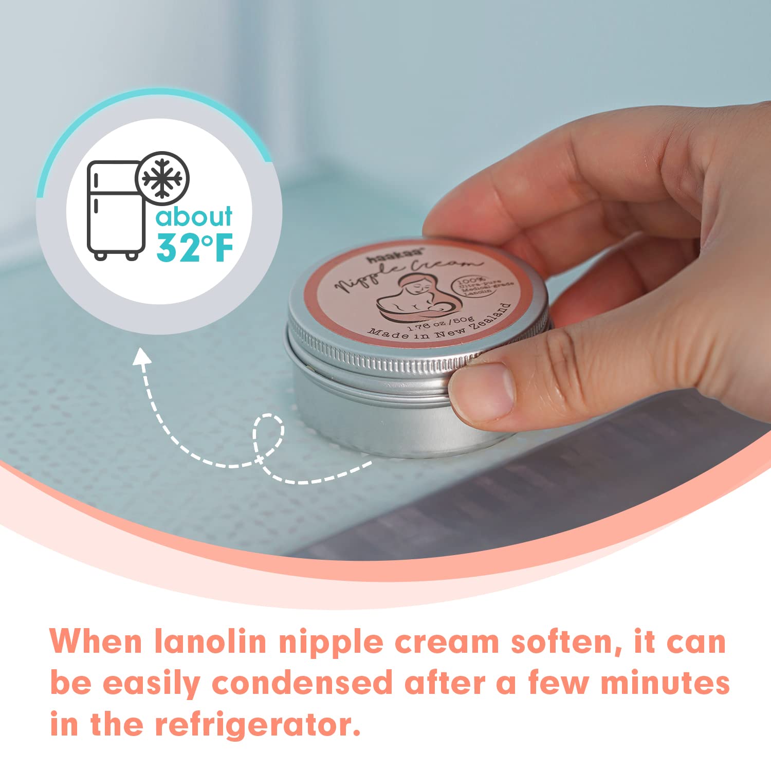 haakaa-lanolin-nipple-cream-1-76-oz-all-natural-breastfeeding-nipple-butter image 8