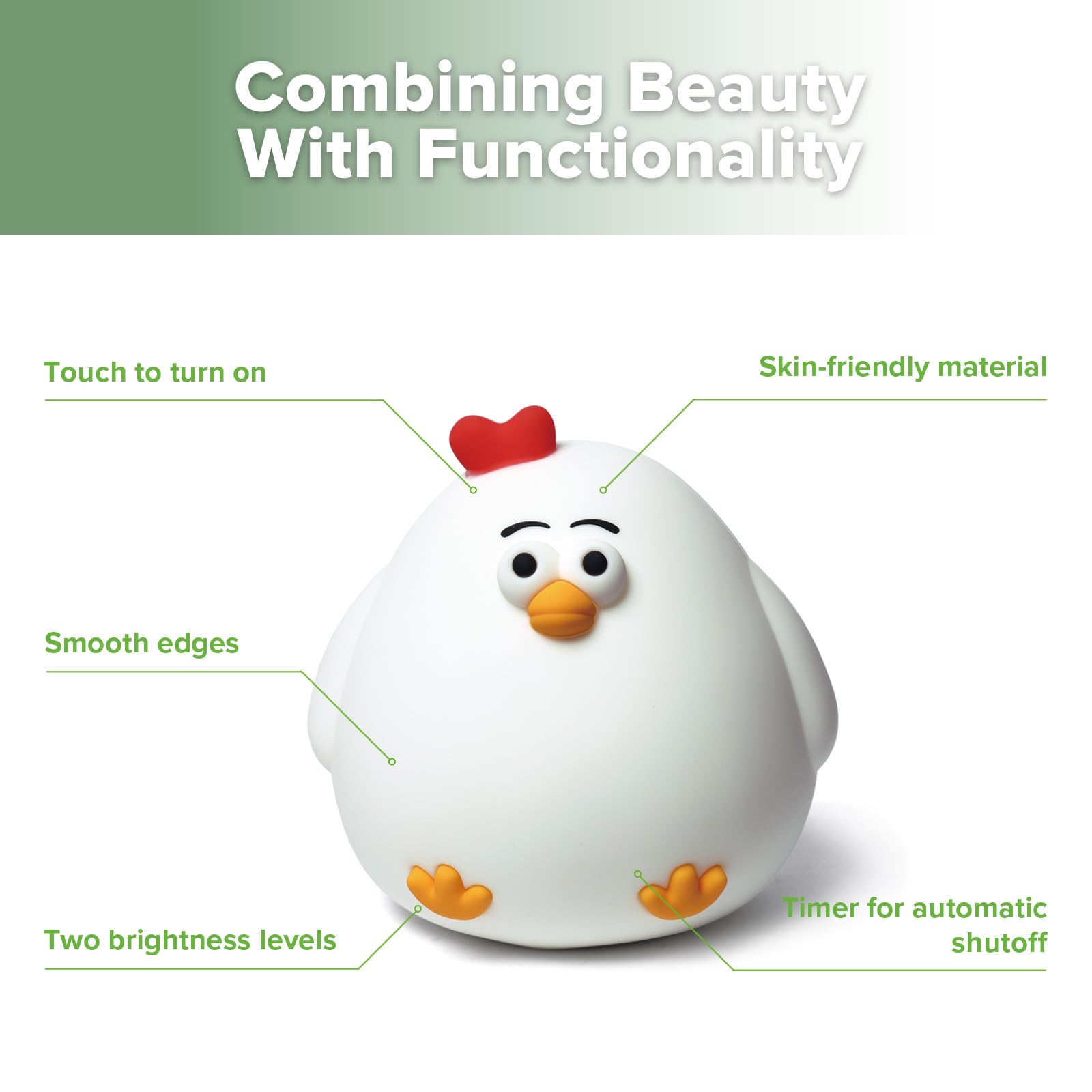 haakaa-baby-night-light-usb-rechargeable-squishy-chicken-silicone-lamp-with-time image 5
