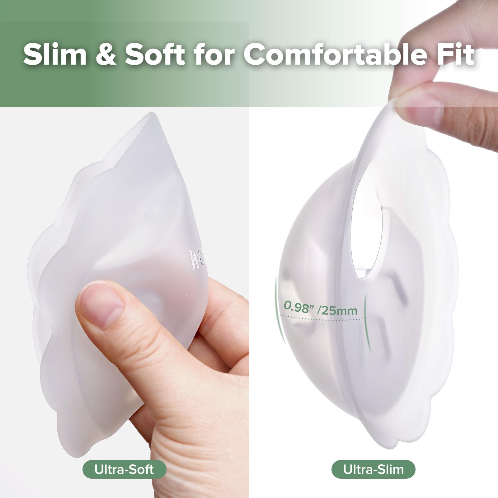 haakaa-petal-soft-silicone-milk-collector-reusable-breast-shell-with-cleaning-br image 3