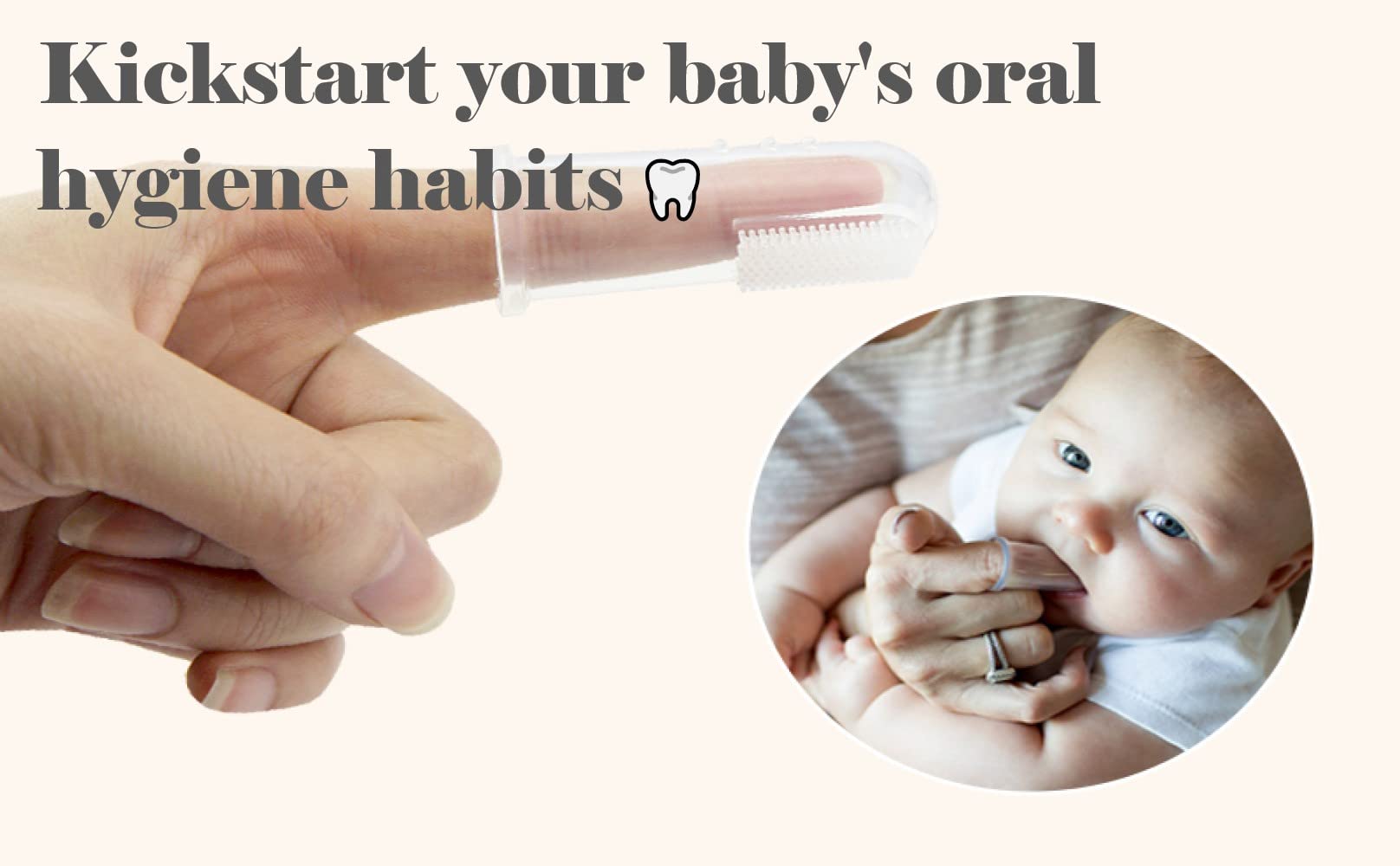 haakaa-silicone-baby-finger-toothbrush-set-2-pack-s-l-with-storage-case-360-bris image 4