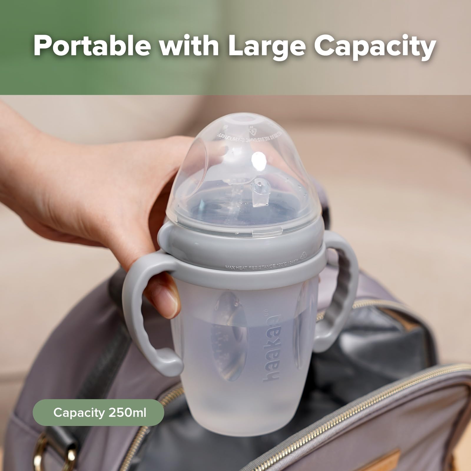haakaa-weighted-straw-sippy-cup-for-6-month-old-8oz-250ml-silicone-baby-straw-cu image 8