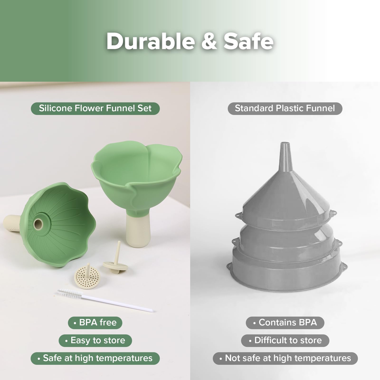 haakaa-silicone-flower-funnel-set-2-piece-kitchen-funnels-for-filling-bottles-sn image 8