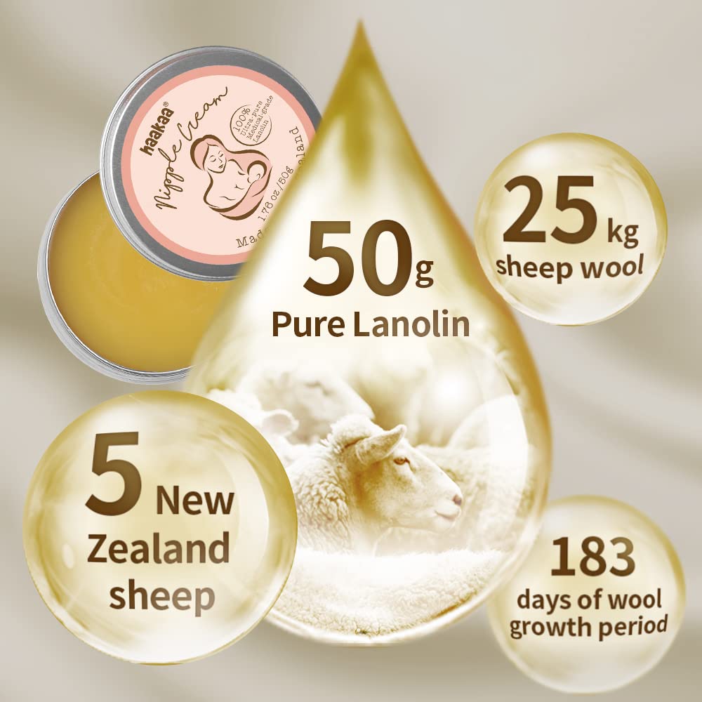 haakaa-lanolin-nipple-cream-1-76-oz-all-natural-breastfeeding-nipple-butter image 5