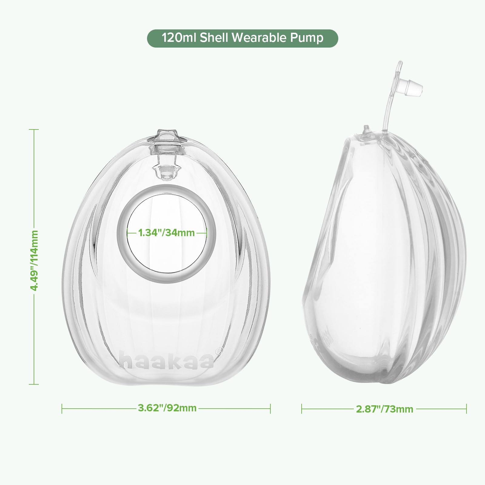 haakaa-shell-wearable-breast-pump-hands-free-passive-milk-collector-shield-for-n image 7