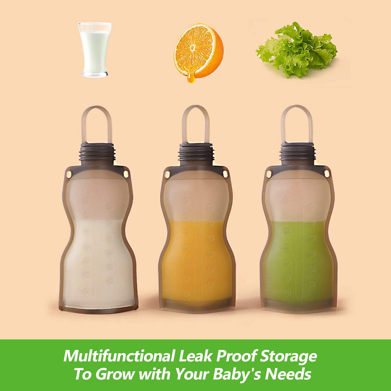 haakaa-pump-stash-clean-set-silicone-manual-breast-pump-reusable-storage-bag-and image 2