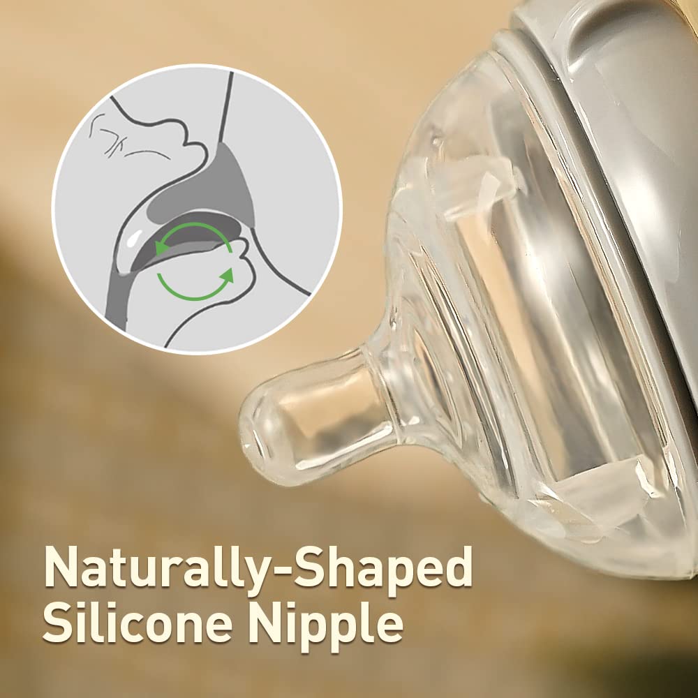 haakaa-gen-3-silicone-baby-bottle-with-anti-colic-nipple-5oz-160ml-grey image 3