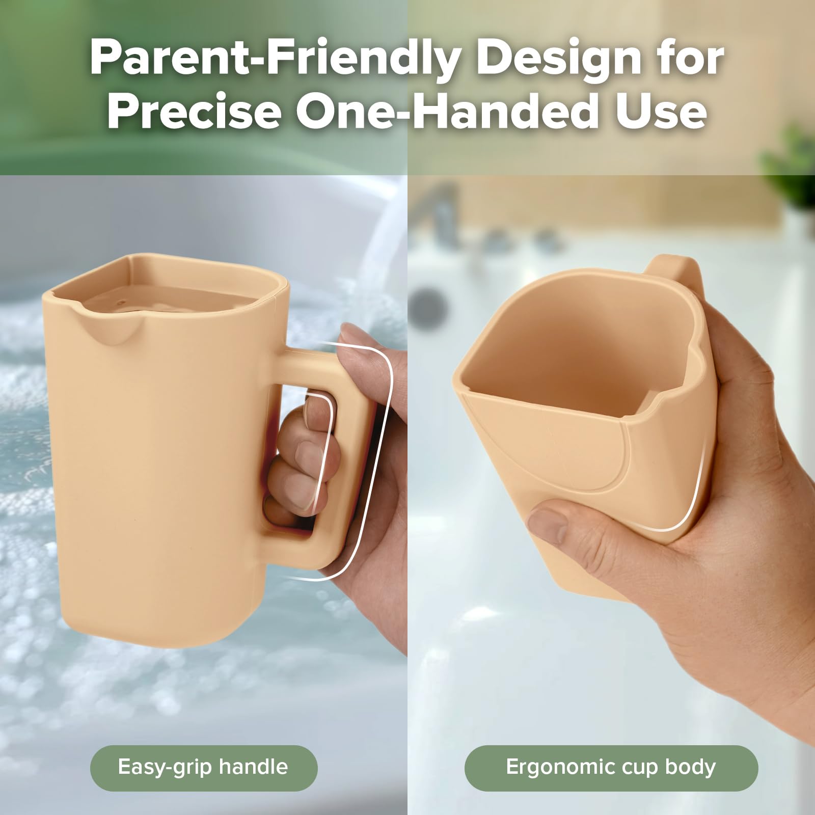 haakaa-gentle-pour-bath-rinse-cup-for-babies-silicone-coral image 6