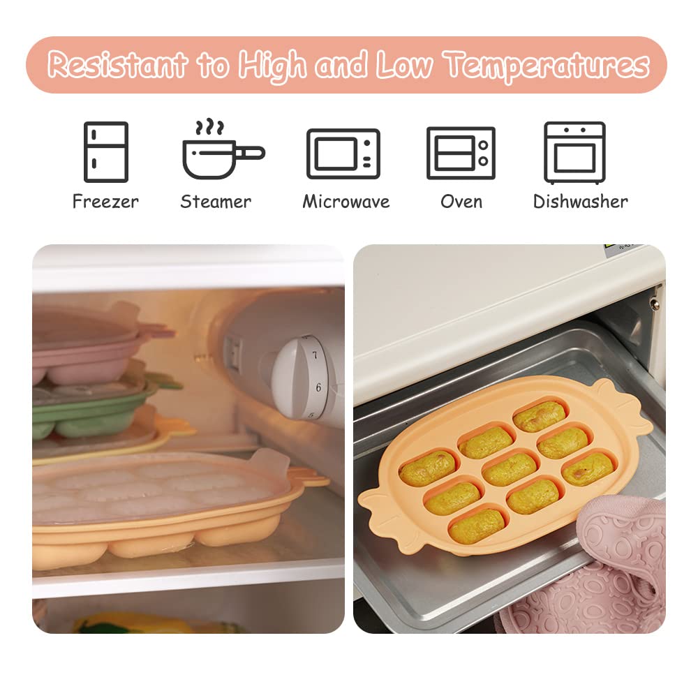 haakaa-silicone-baby-food-freezer-tray-with-lid-perfect-sized-molds-for-breast-m image 6