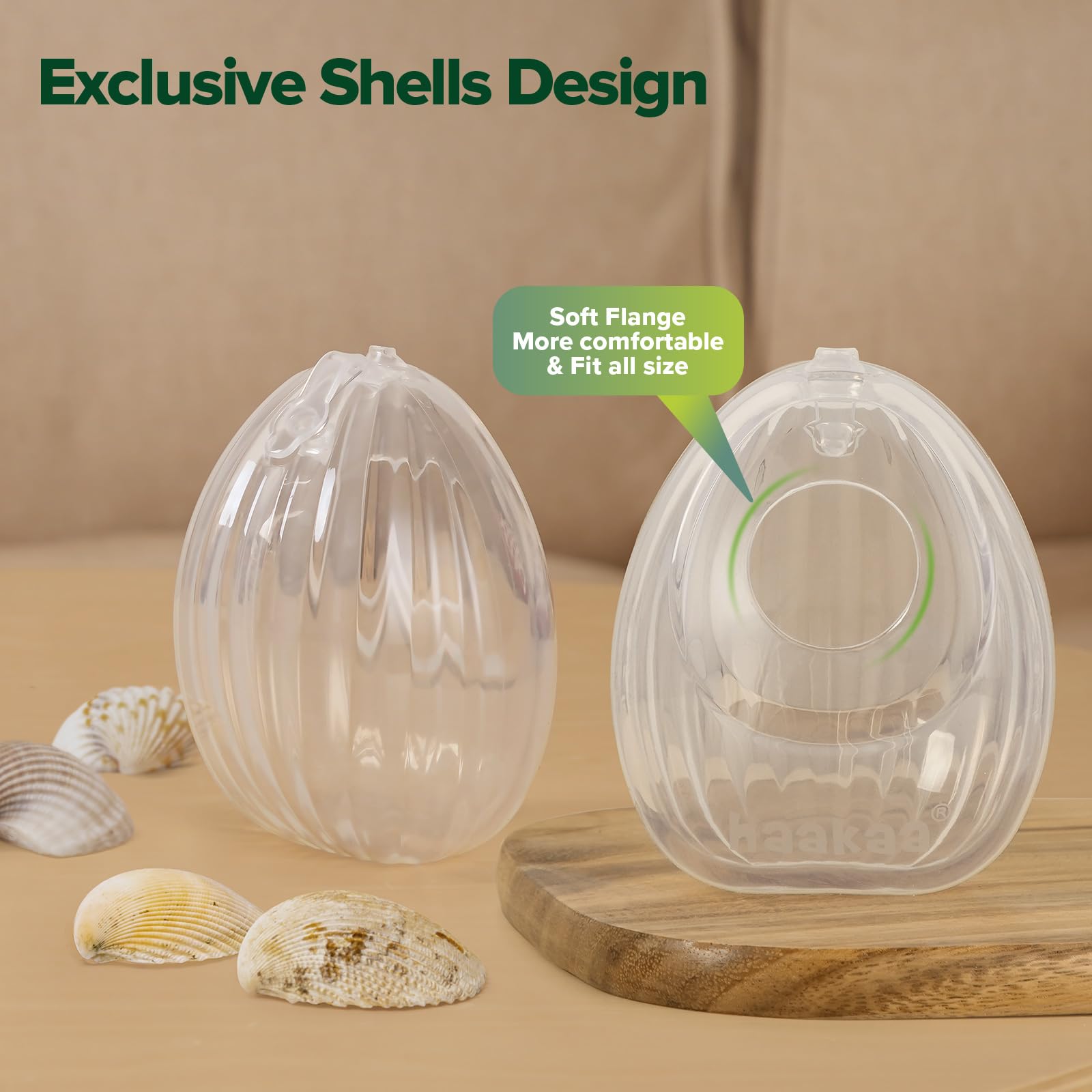 haakaa-manual-breast-pump-shell-wearable-milk-collector-combo-food-grade-silicon image 4