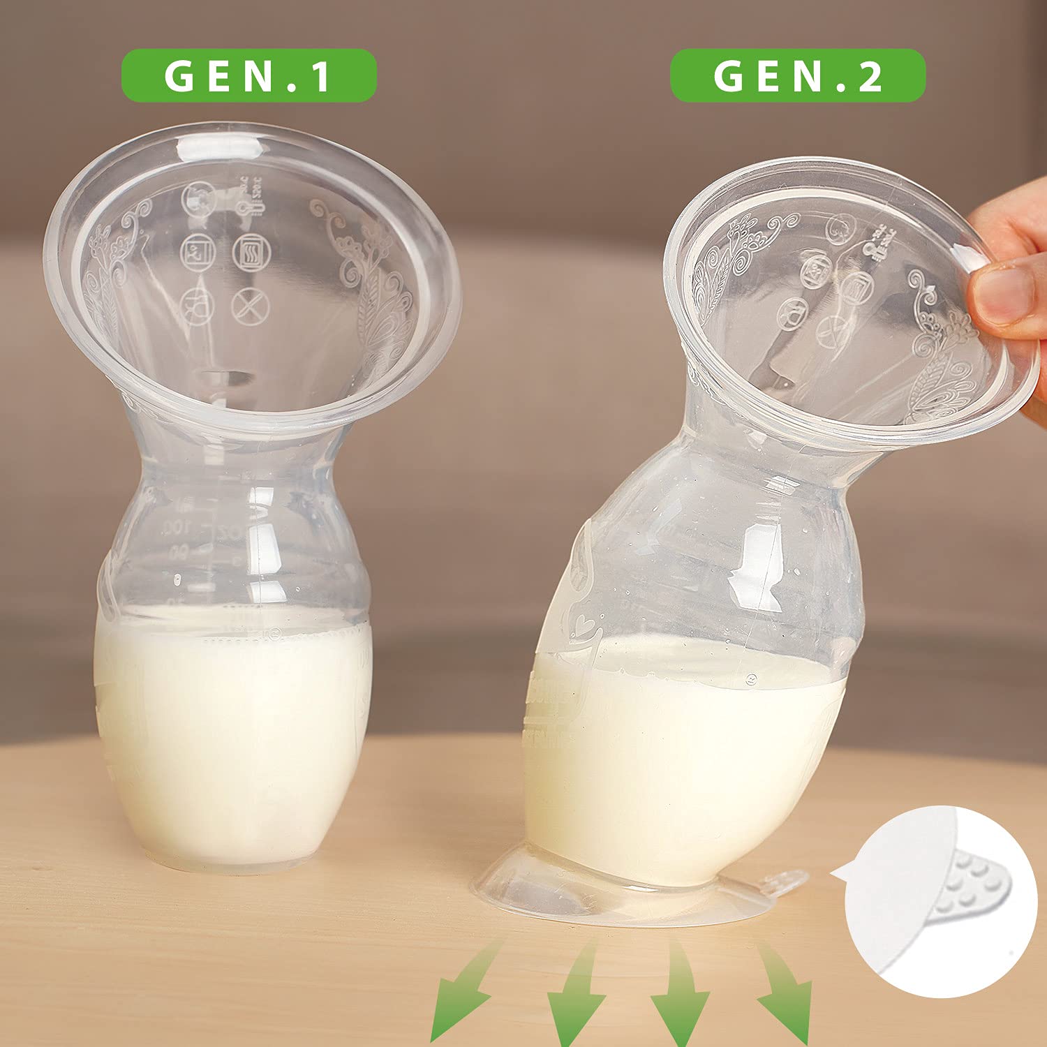 haakaa-manual-breast-pump-and-storage-bag-combo-4oz-100ml-pump-with-suction-base image 6