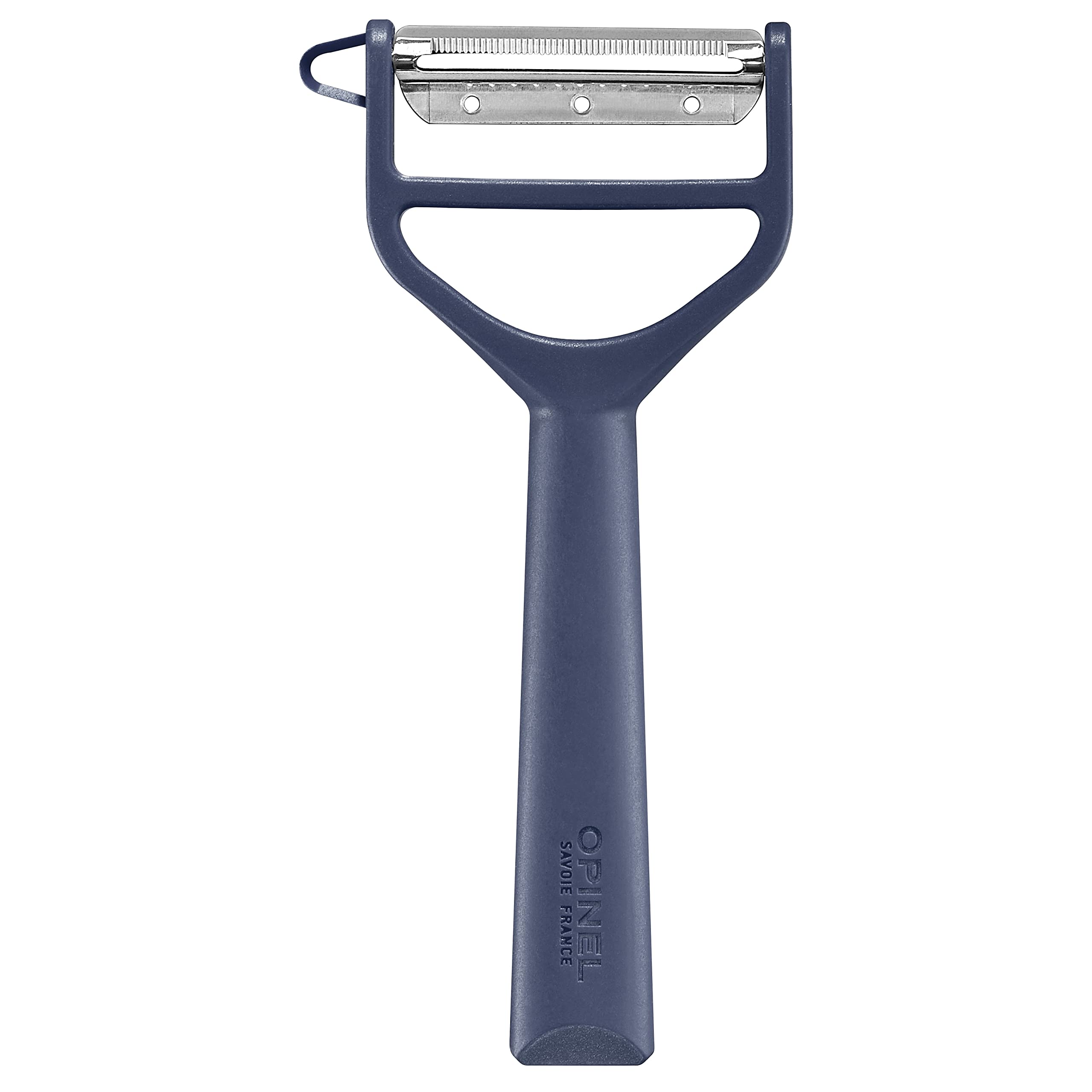 opinel-t-duo-polymer-julienne-peeler-with-double-blade-blue image 1
