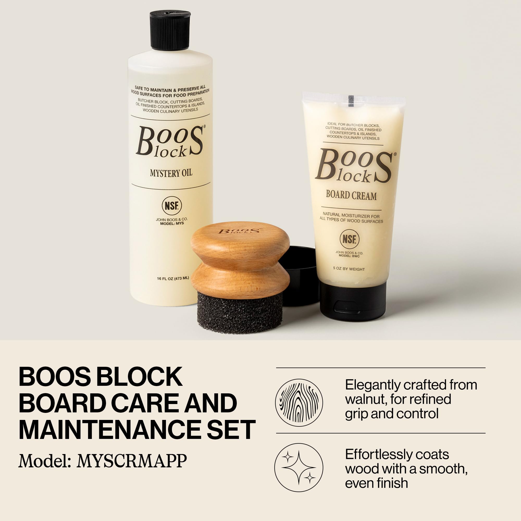 john-boos-3-piece-all-natural-care-maintenance-set-mystery-oil-16oz-board-cream- image 2