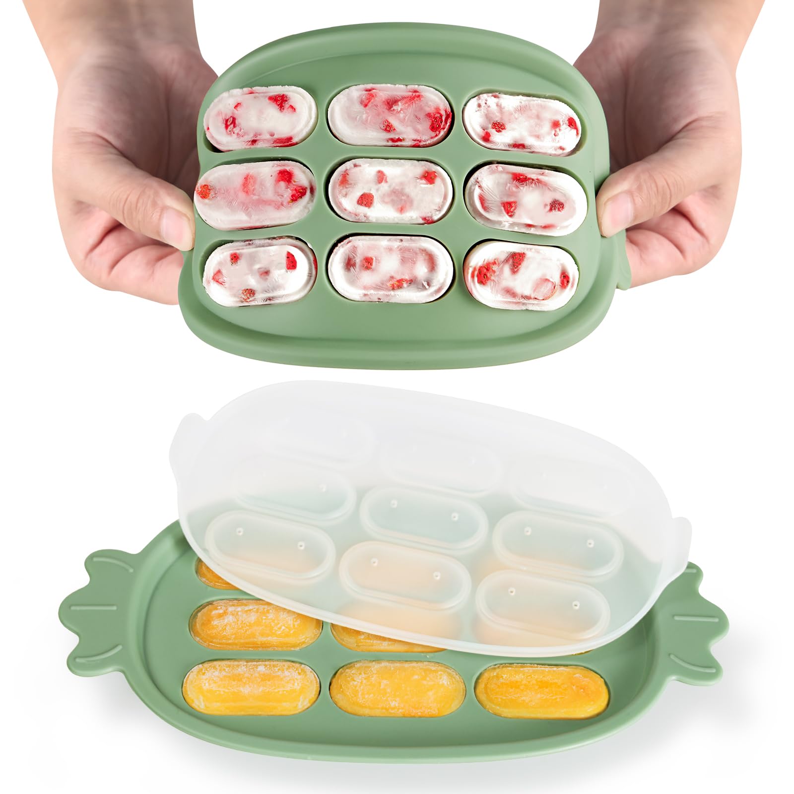 haakaa-baby-popsicle-mold-silicone-freezer-tray-for-breastmilk-and-purees image 1