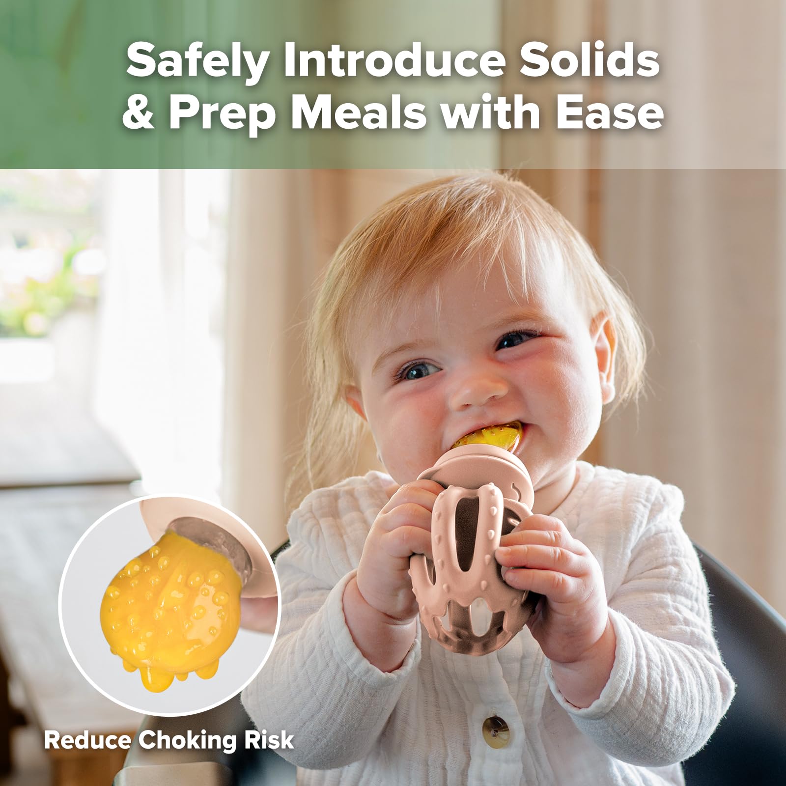 haakaa-octopus-silicone-baby-food-feeder-freezer-nibble-tray-combo-bpa-free-self image 2