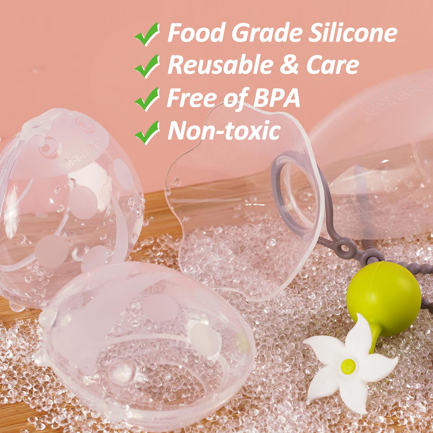 haakaa-silicone-breast-pump-breast-shells-combo-with-strap-flower-stopper-7oz-20 image 6