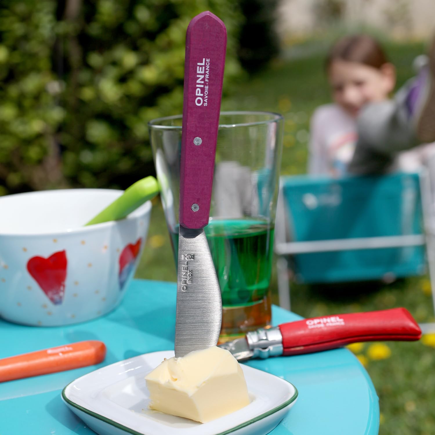 opinel-no-117-spreading-and-butter-knife-with-painted-hornbeam-wood-handle-natur image 5