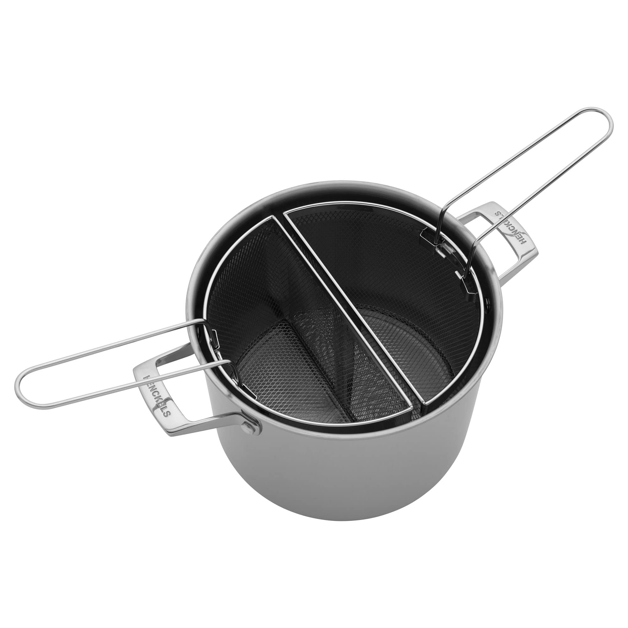 henckels-specialties-8-5-qt-pasta-pot-with-lid-and-strainers-stainless-steel image 3