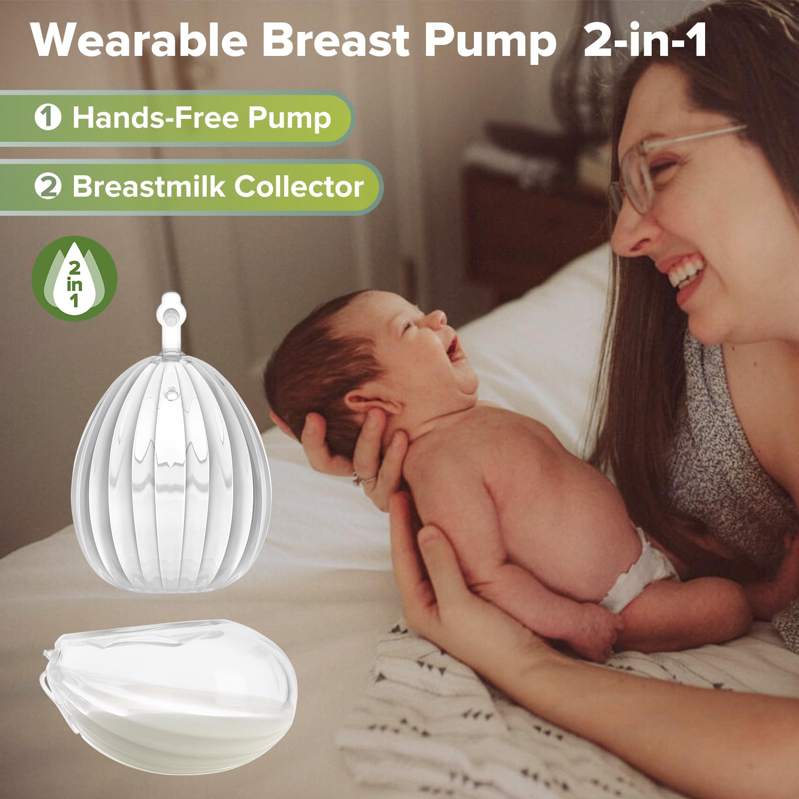 haakaa-manual-breast-pump-shell-wearable-milk-collector-combo-food-grade-silicon image 5