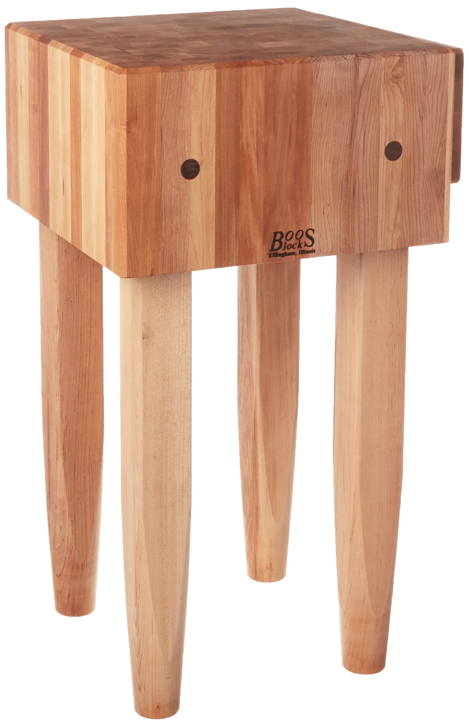 john-boos-pca1-maple-wood-end-grain-solid-butcher-block-with-side-knife-slot-18- image 1