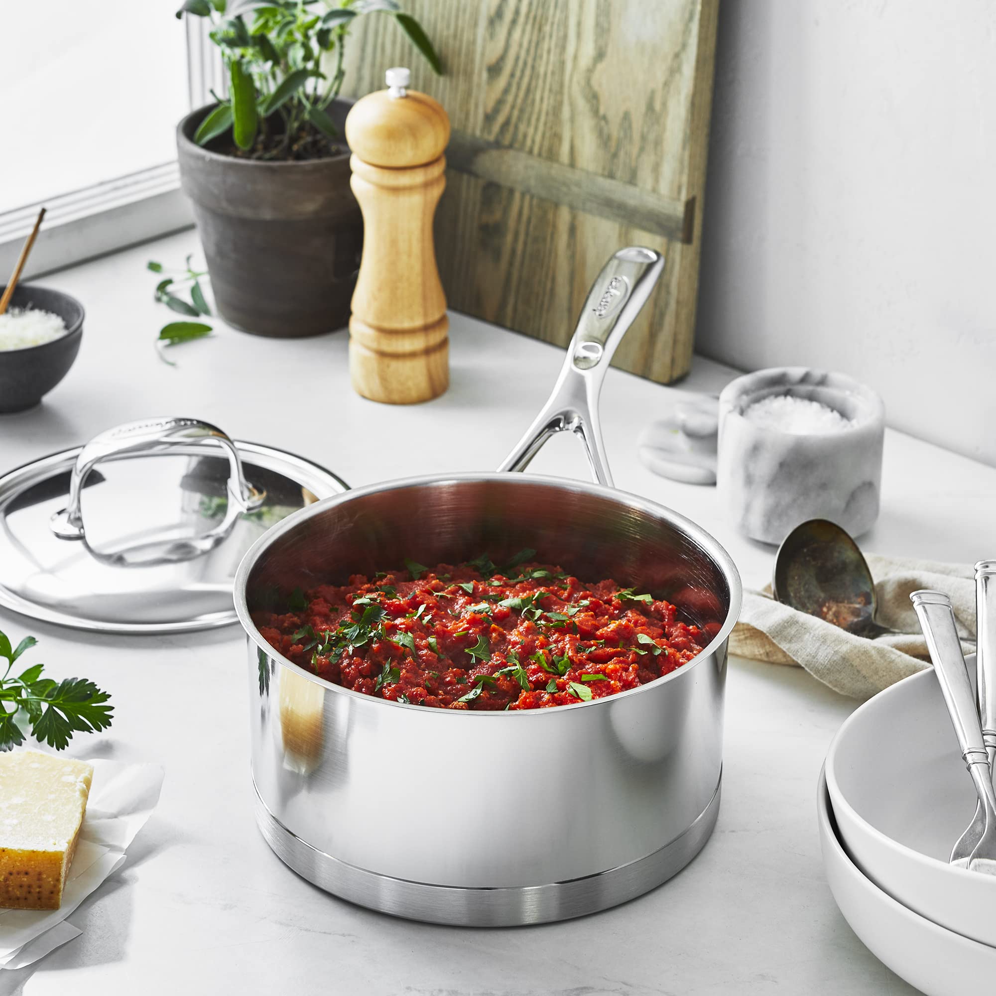 demeyere-atlantis-2-3-qt-stainless-steel-saucepan-7-ply-silvinox-finish-inductio image 4