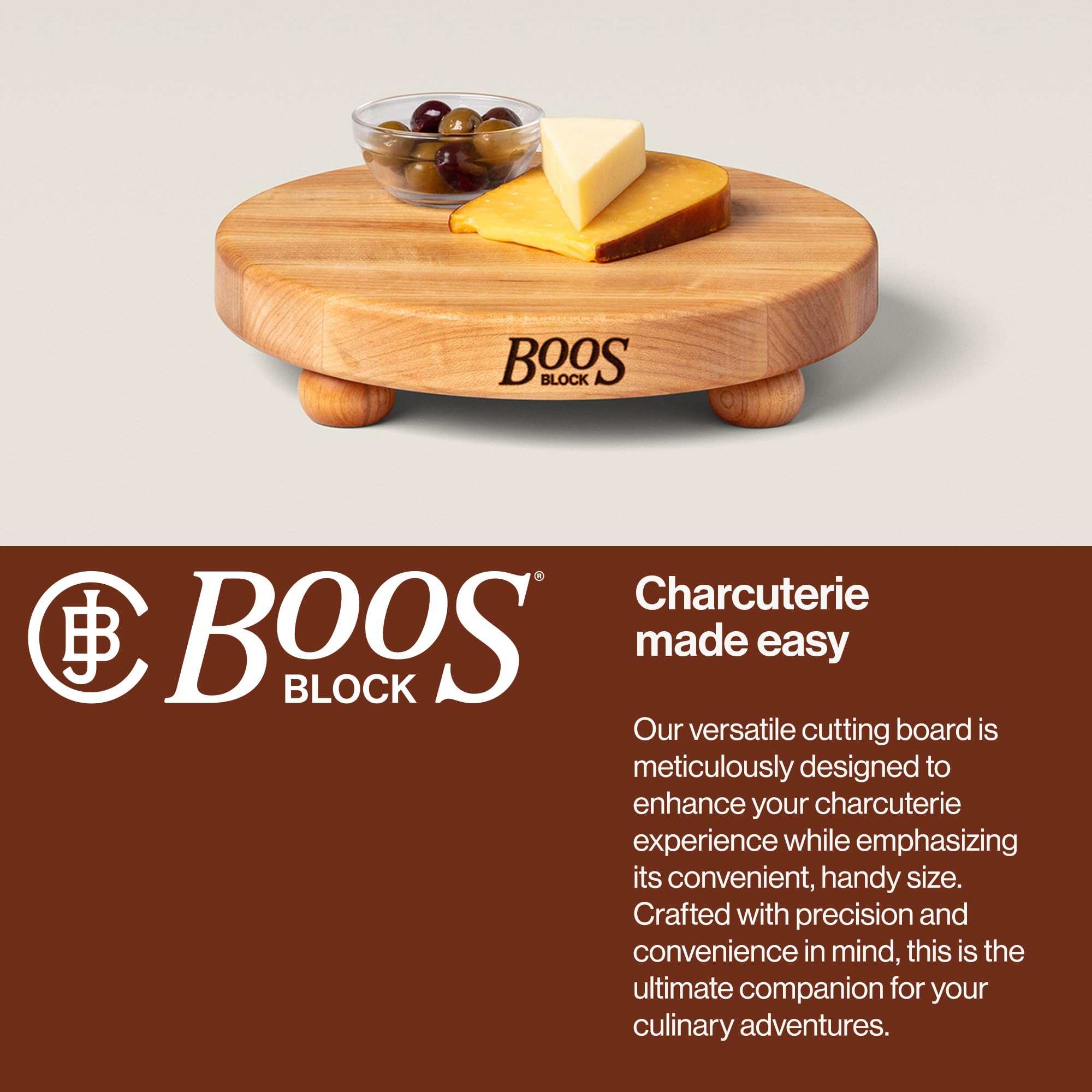 john-boos-b-series-round-wooden-maple-cutting-board-12-x12-1-5-thick-edge-grain- image 5