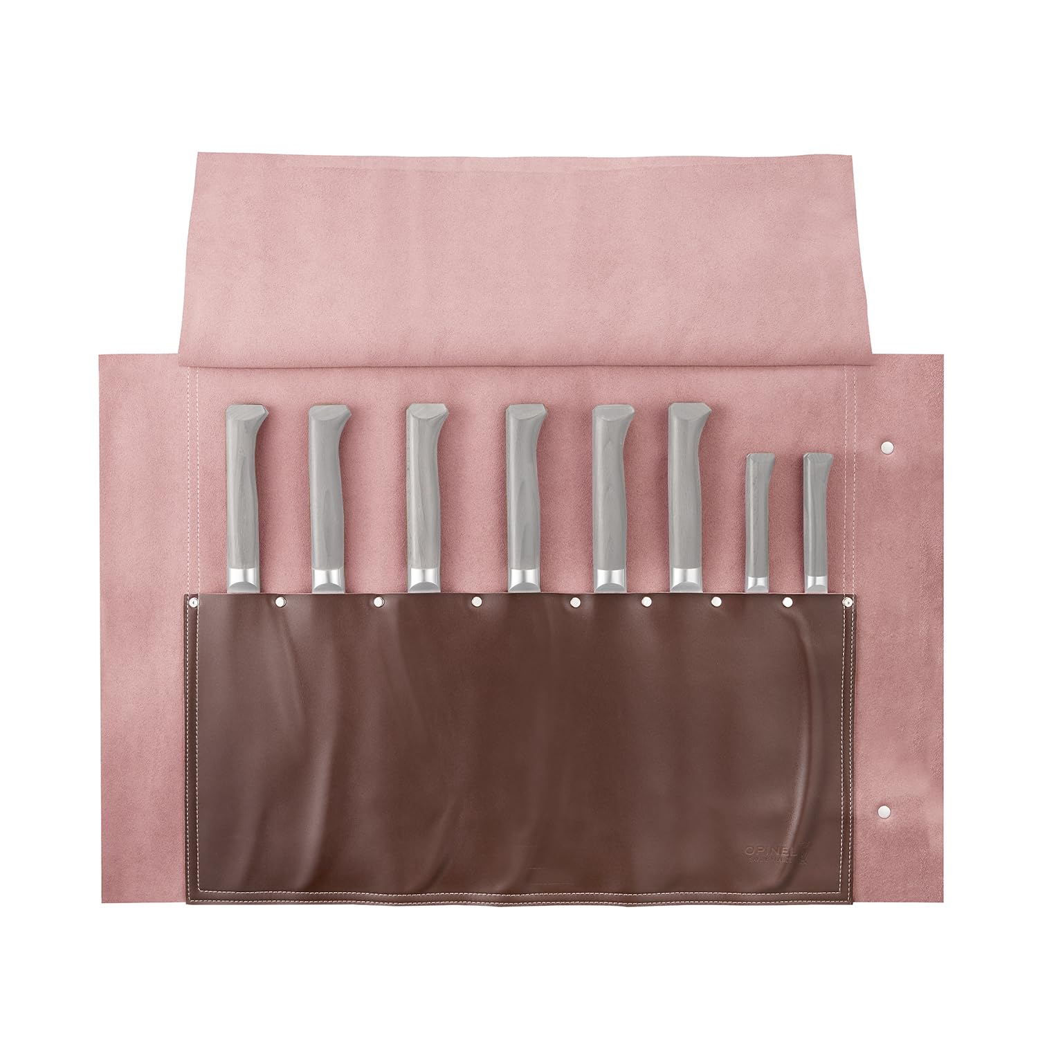 opinel-8-slot-synthetic-leather-chef-and-kitchen-knife-roll image 4
