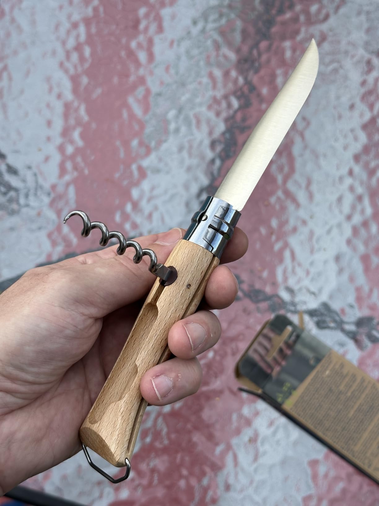 Good knife, but cork puller could be longer
