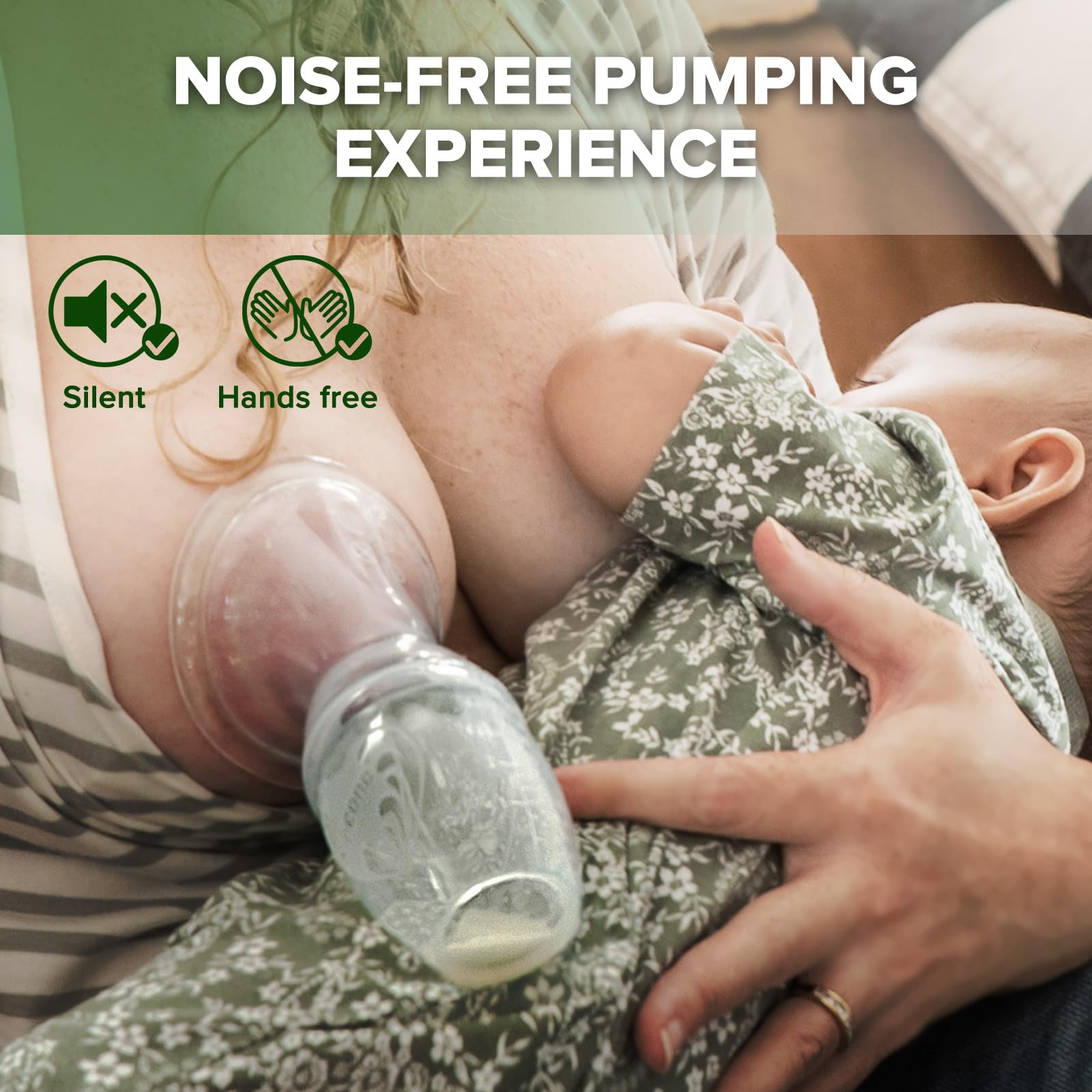haakaa-manual-breast-pump-silicone-clear-4oz-100ml image 5