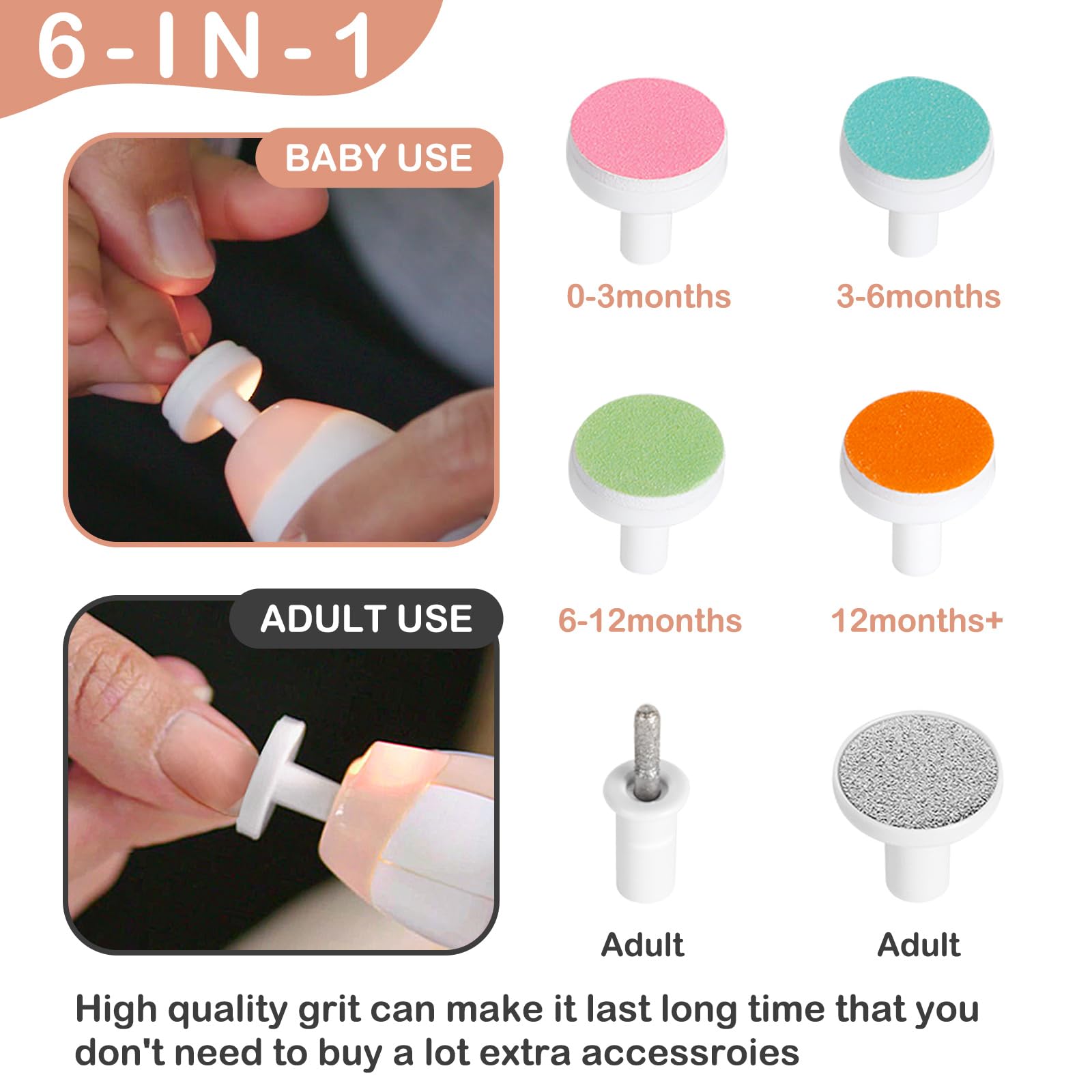haakaa-electric-nail-care-set-pear-fect-manicure-kit-shell-pink image 5