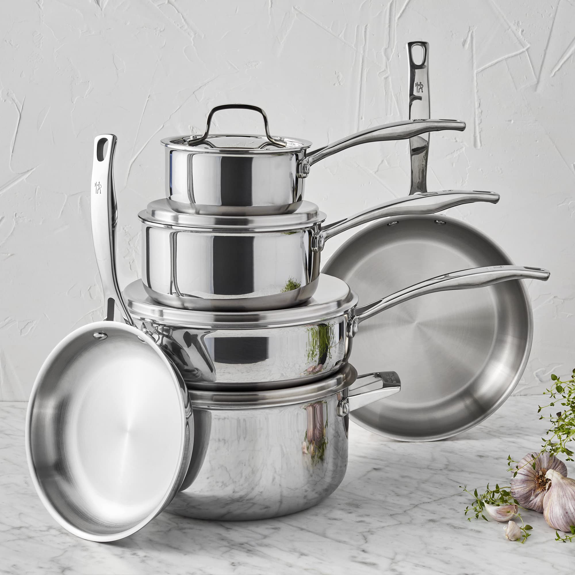 miyabi-henckels-realclad-10-piece-tri-ply-stainless-steel-cookware-set-with-dutc image 2