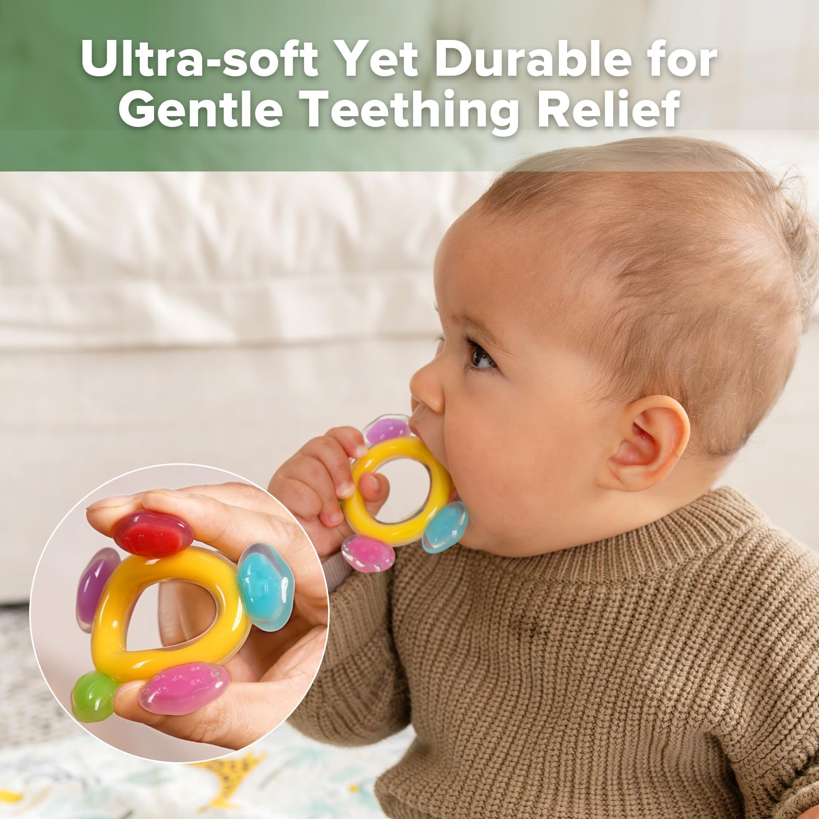 haakaa-silicone-ferris-wheel-teether-freezer-teething-toy-for-babies-3-months-bp image 2