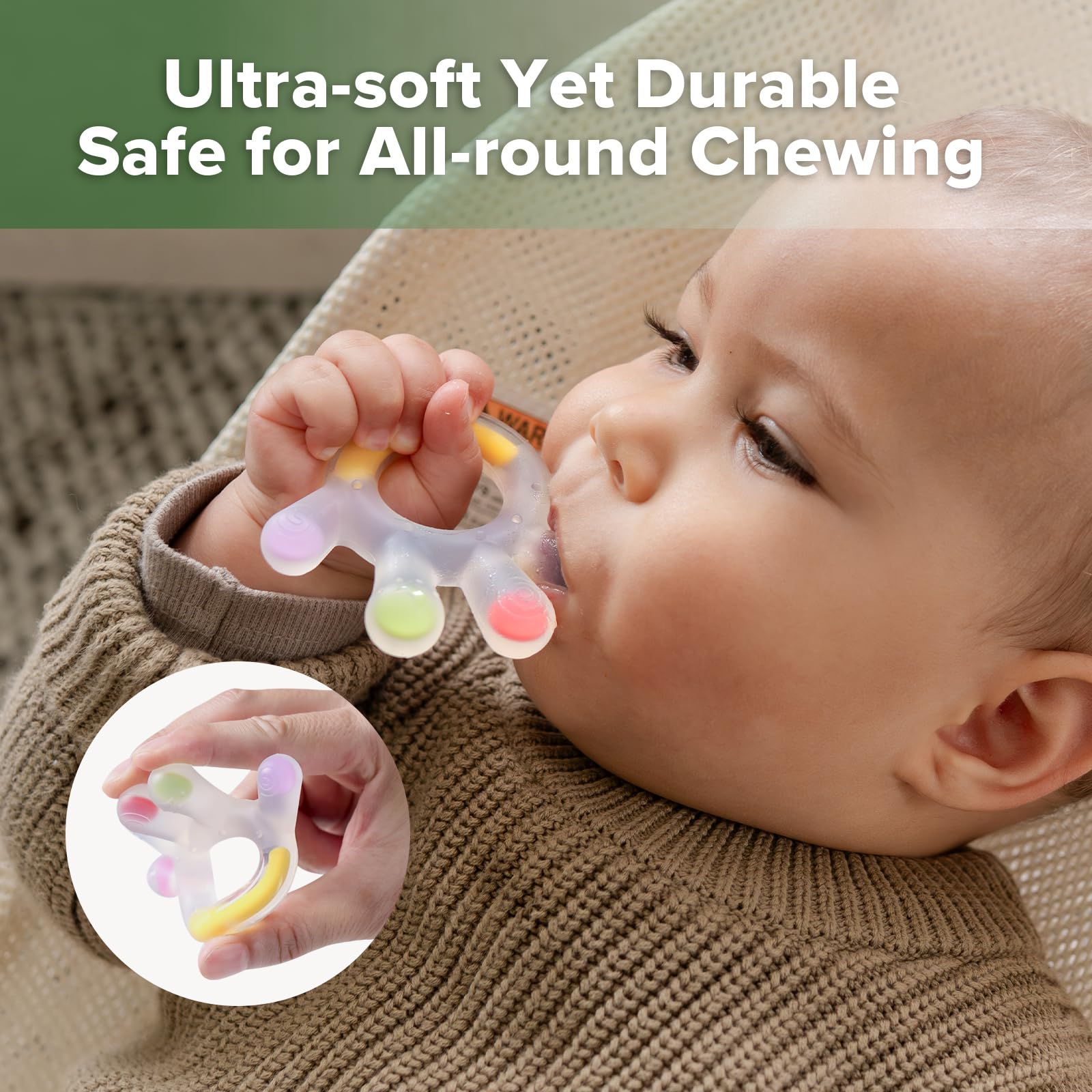 haakaa-silicone-teether-combo-palm-ferris-wheel-baby-freezer-teething-toys-2-pac image 5
