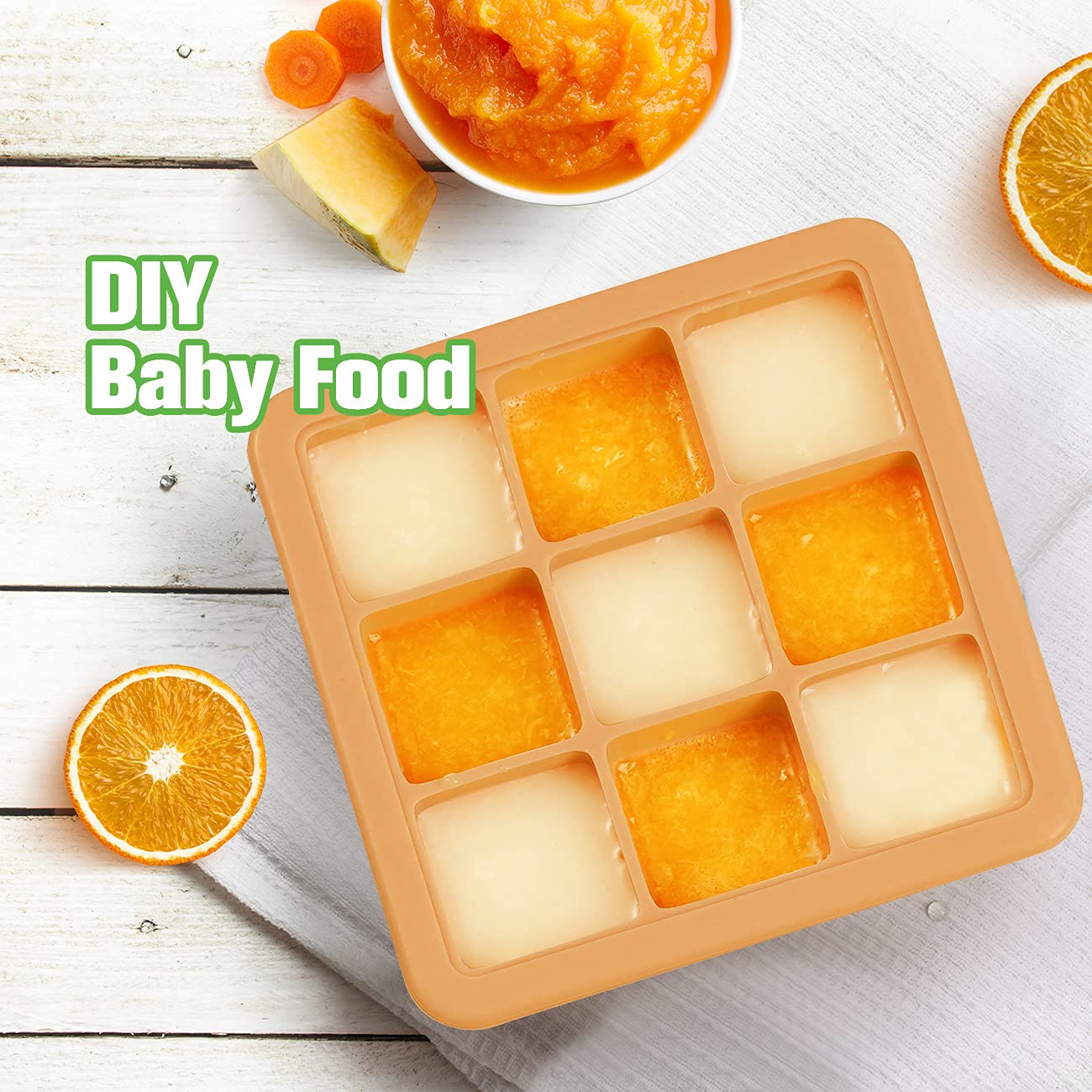 haakaa-baby-food-breast-milk-freezer-tray-with-lid-100-food-grade-silicone-9-x-1 image 2