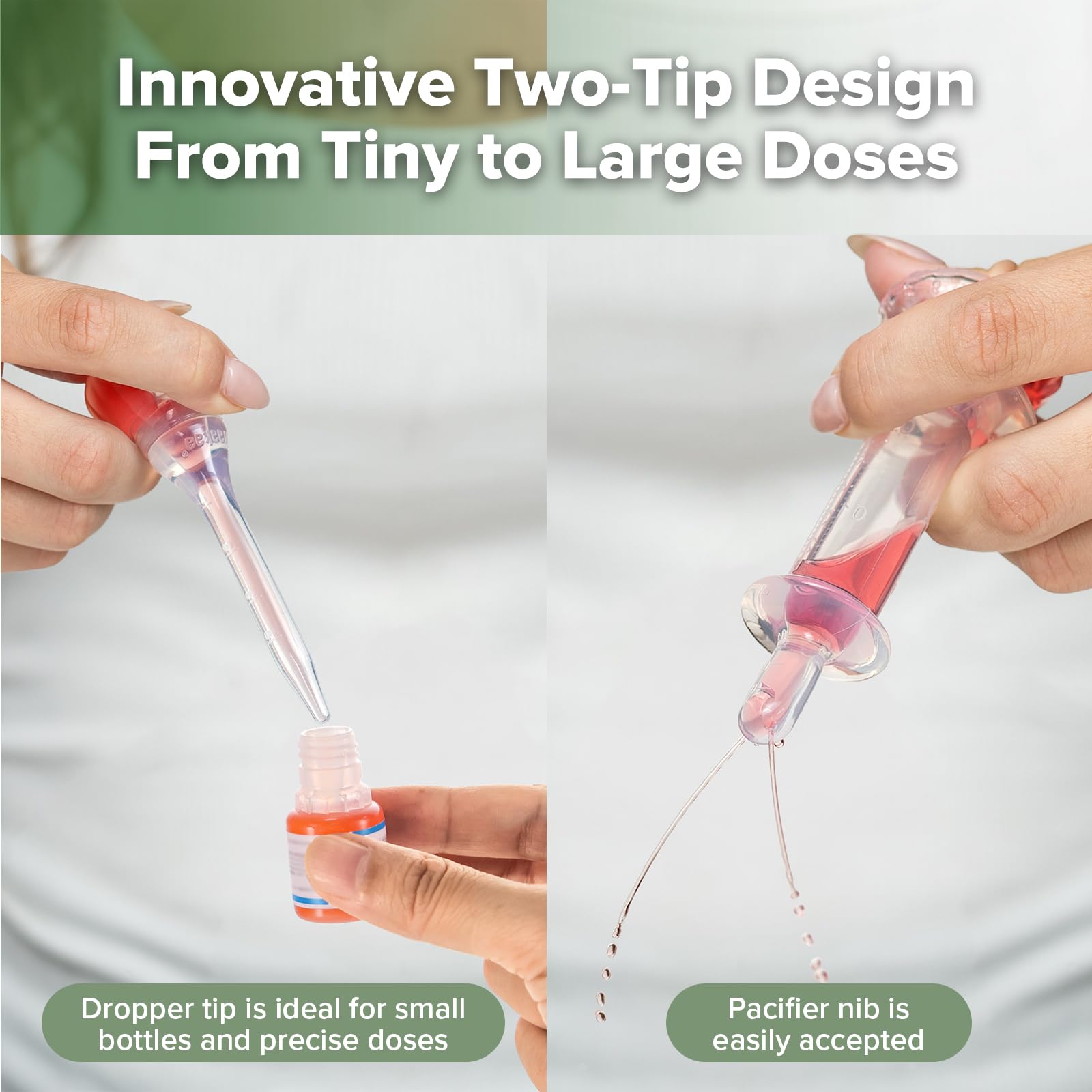 haakaa-baby-medicine-dispenser-set-silicone-syringe-with-interchangeable-tips-0- image 2