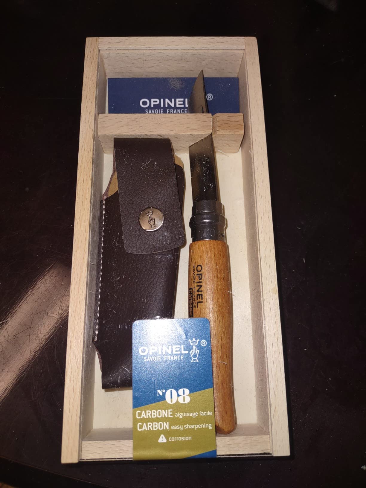 Good knife, but sharpening needed