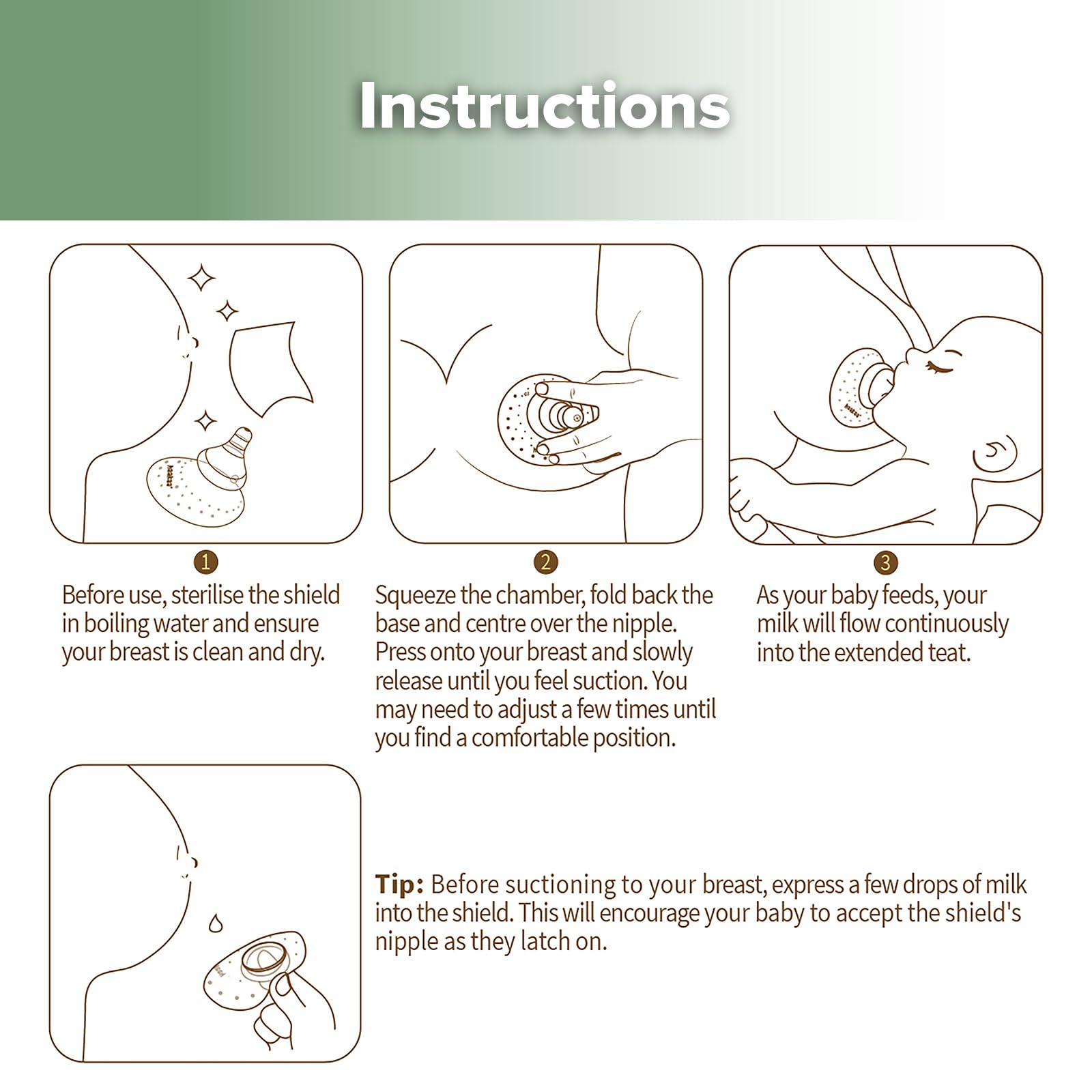 haakaa-nipple-shields-for-nursing-soft-silicone-nippleshield-with-carry-case-2-p image 7