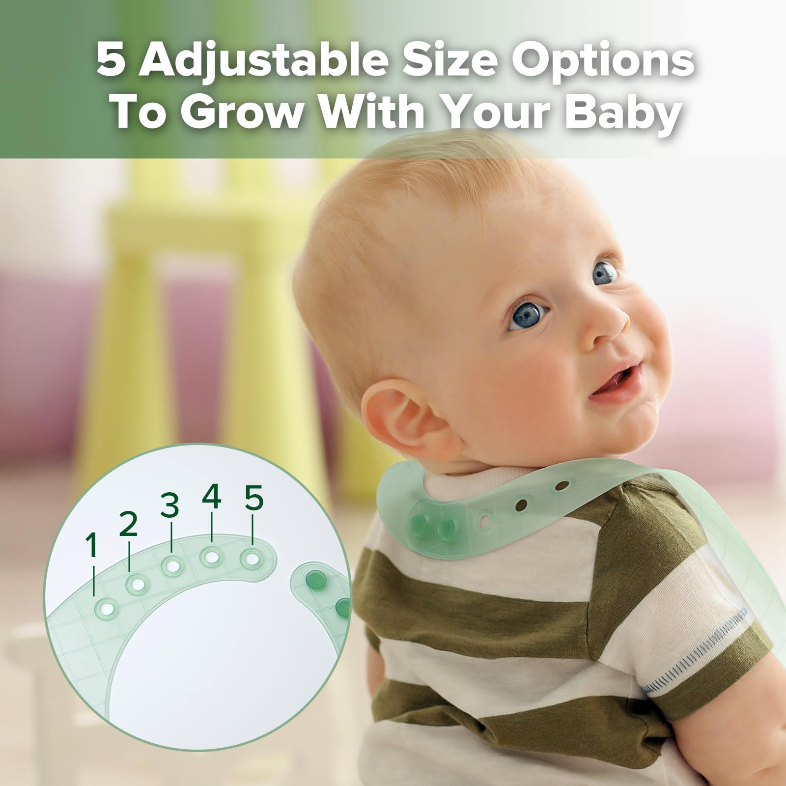 haakaa-lightweight-silicone-pocket-bib-ultra-light-foldable-with-deep-food-catch image 6