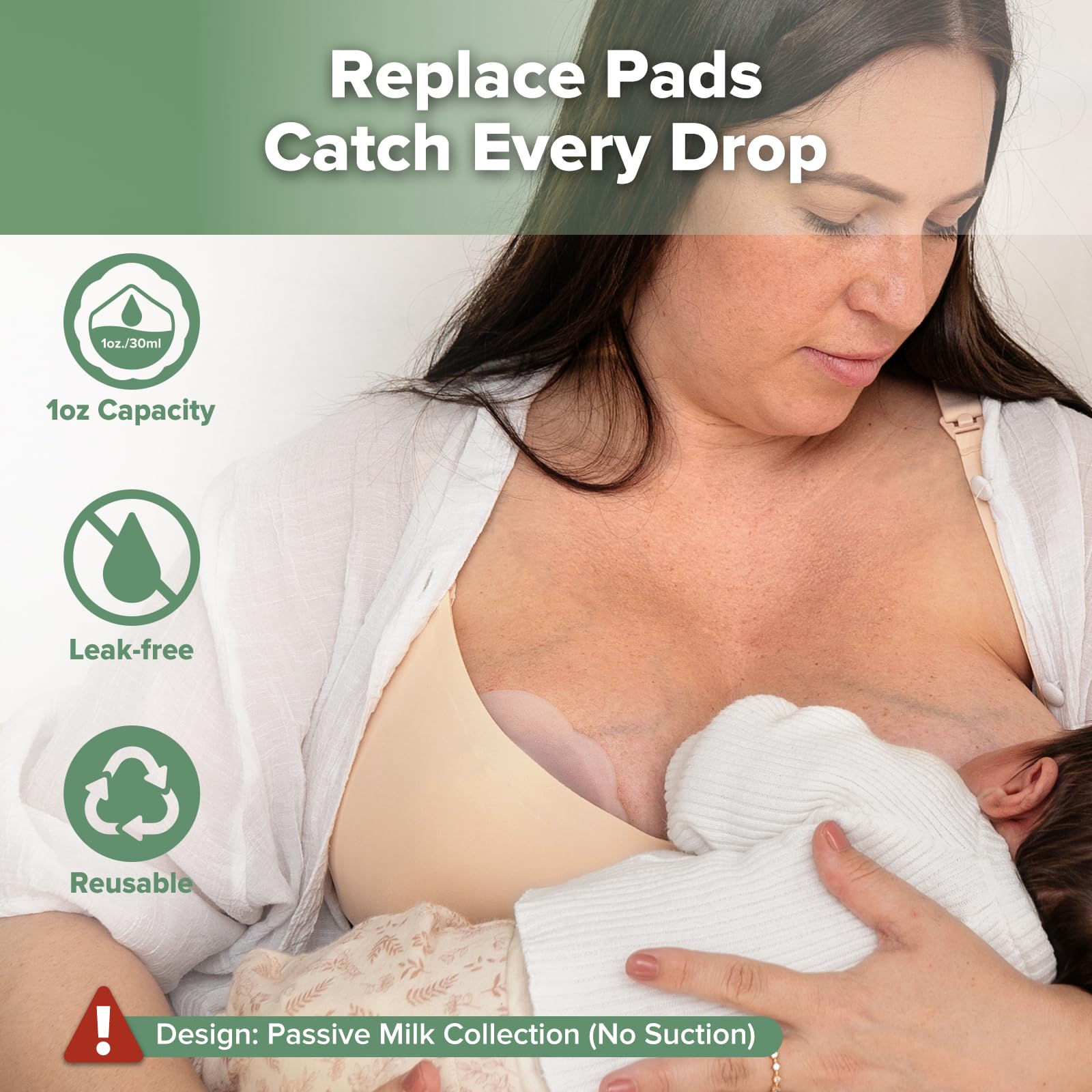 haakaa-petal-soft-silicone-milk-collector-reusable-breast-shell-with-cleaning-br image 2