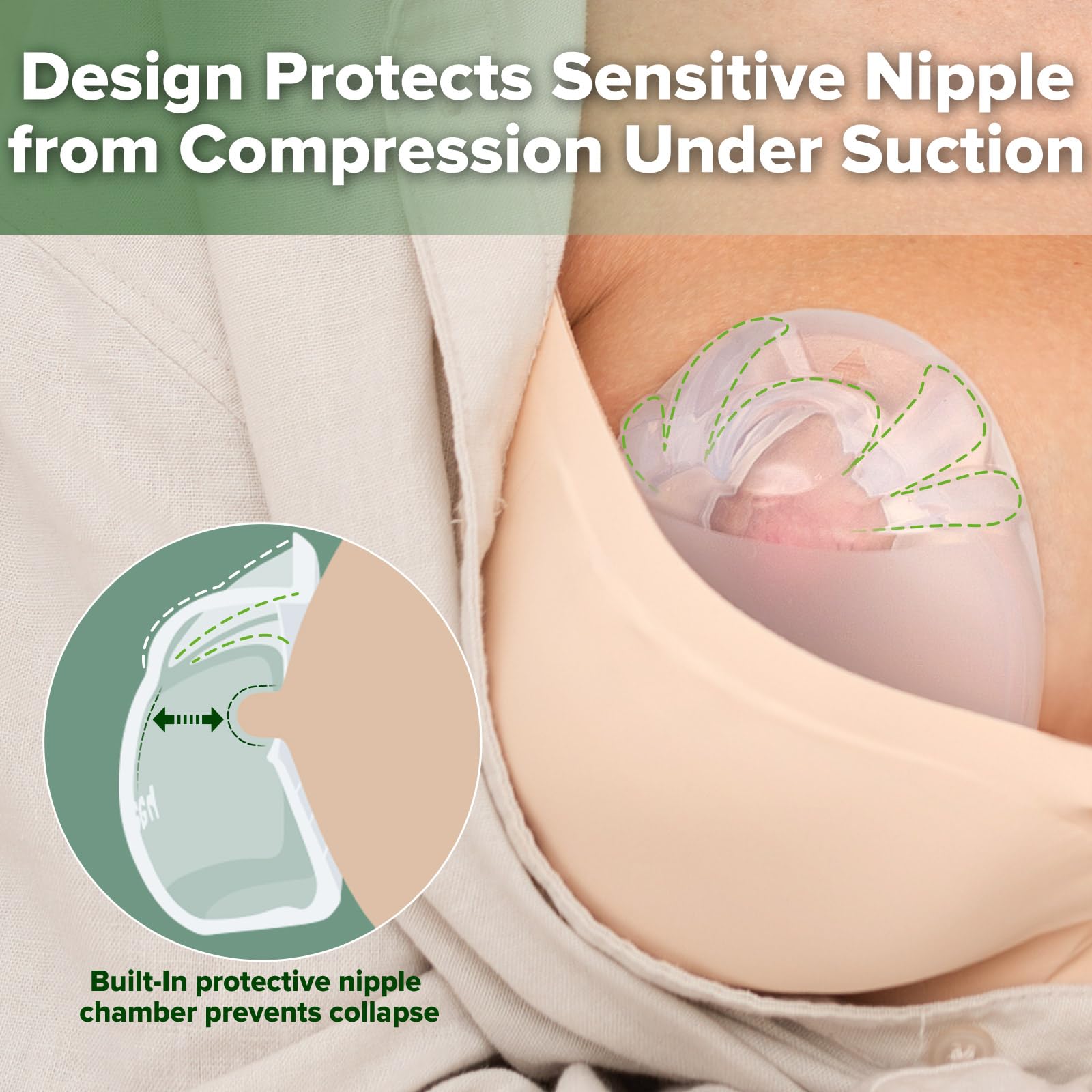haakaa-halo-silicone-wearable-breast-pump-milk-collector-3oz-90ml-hands-free-1-c image 2