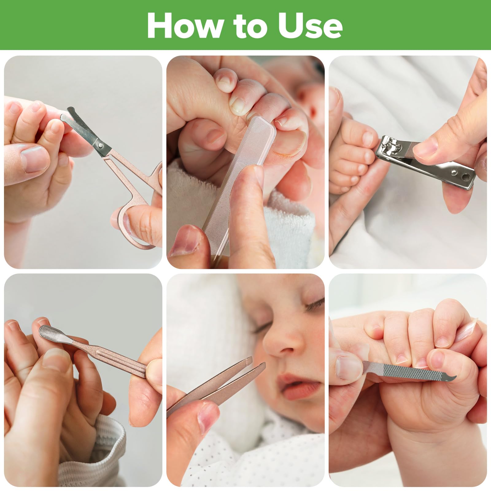 haakaa-baby-hair-brush-and-comb-set-pearl-fect-manicure-kit-for-newborns-toddler image 5