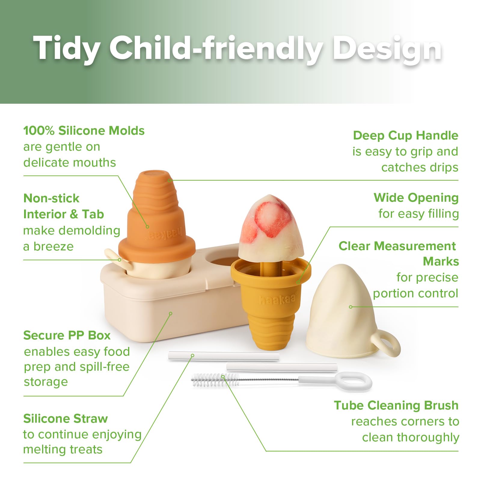 haakaa-ice-cream-cone-popsicle-mold-homemade-frozen-treats-maker-with-drip-catch image 4