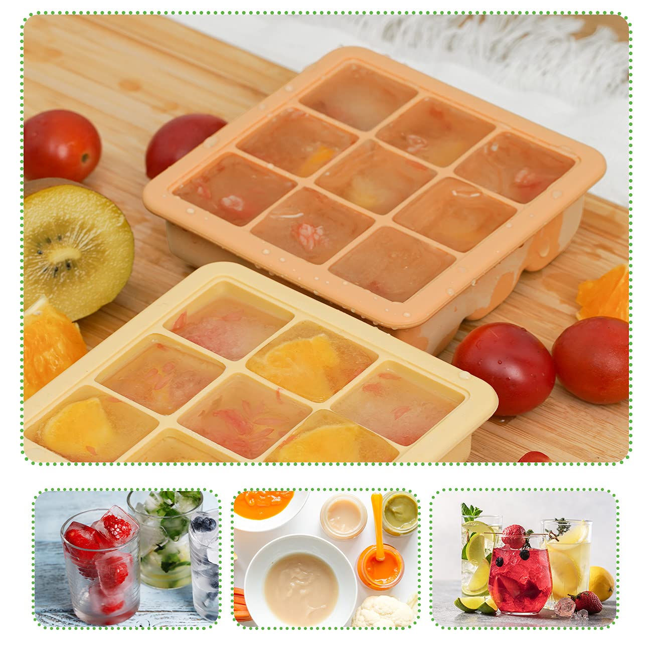 haakaa-baby-food-breast-milk-freezer-tray-with-lid-100-food-grade-silicone-9-x-1 image 3