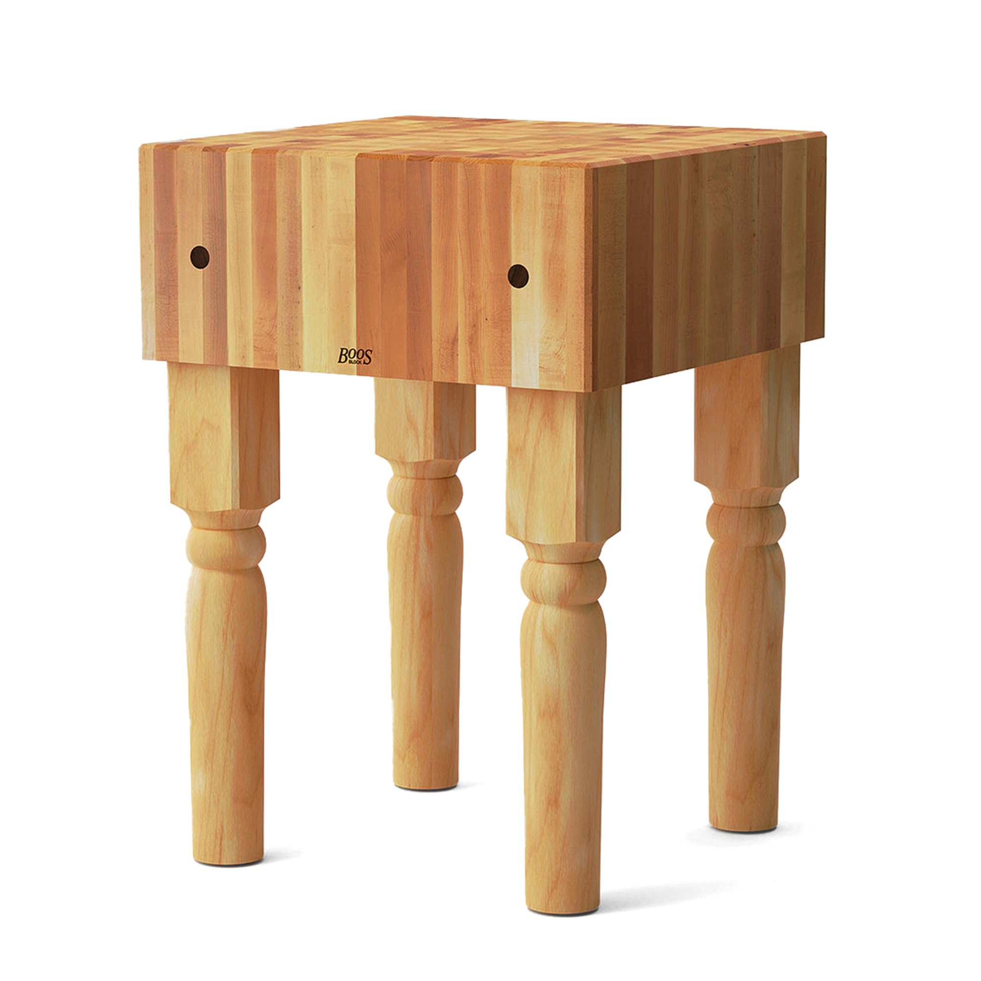 john-boos-ab-series-square-wooden-maple-cutting-board-butcher-block-with-legs-18 image 1