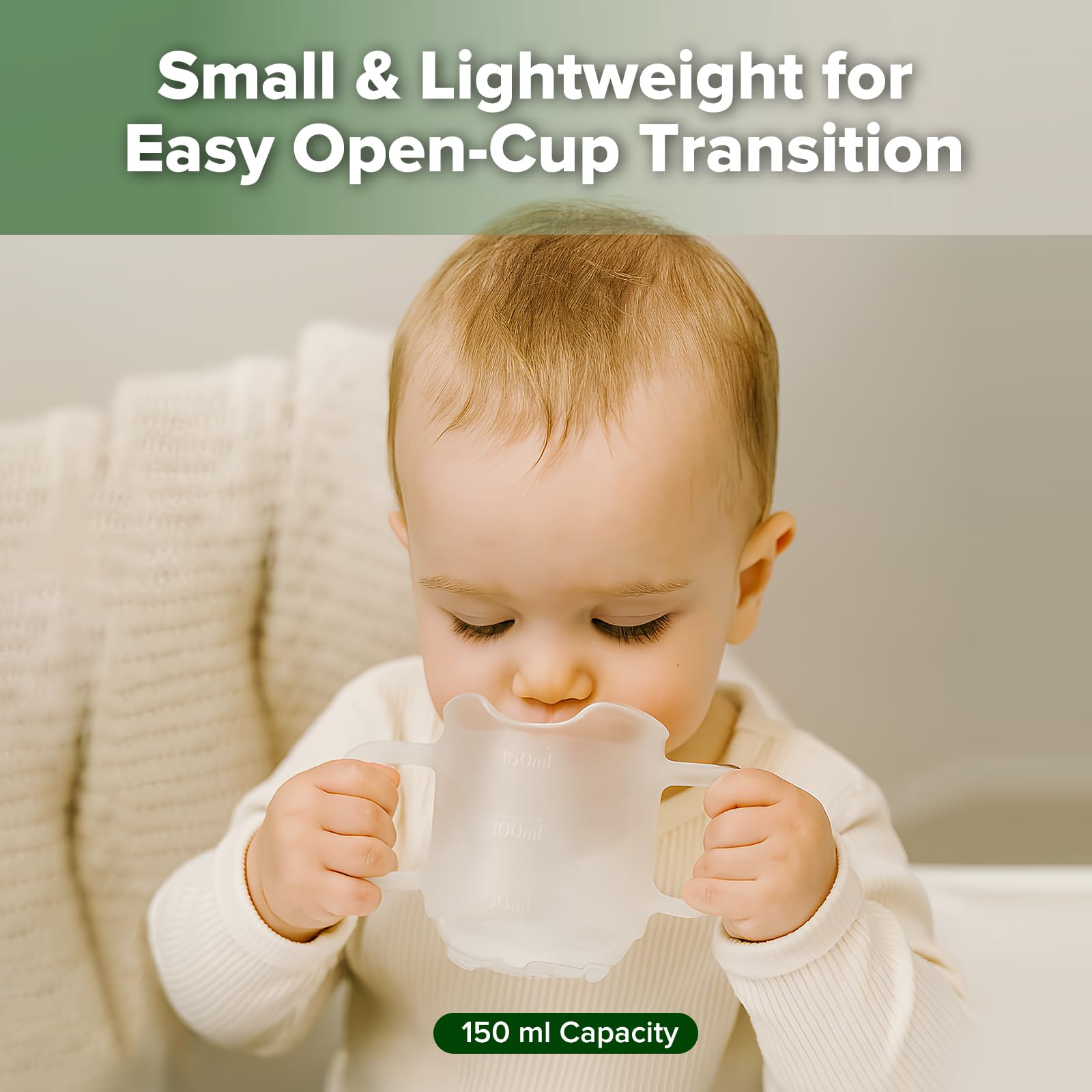 haakaa-silicone-toddler-cup-bpa-free-drop-proof-training-cup-for-baby-6-months-5 image 2
